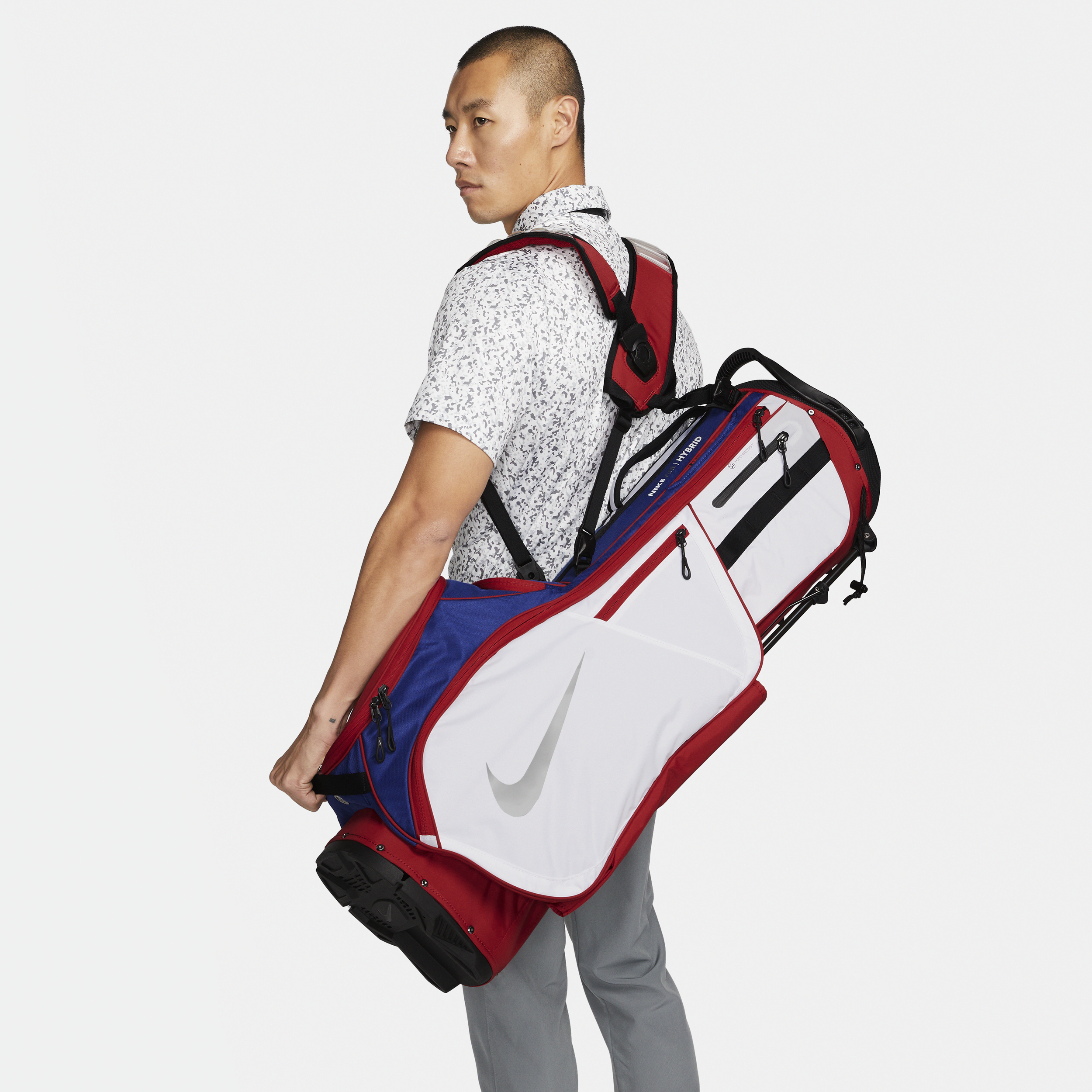 Nike Unisex Air Hybrid 2 Golf Bag In Red