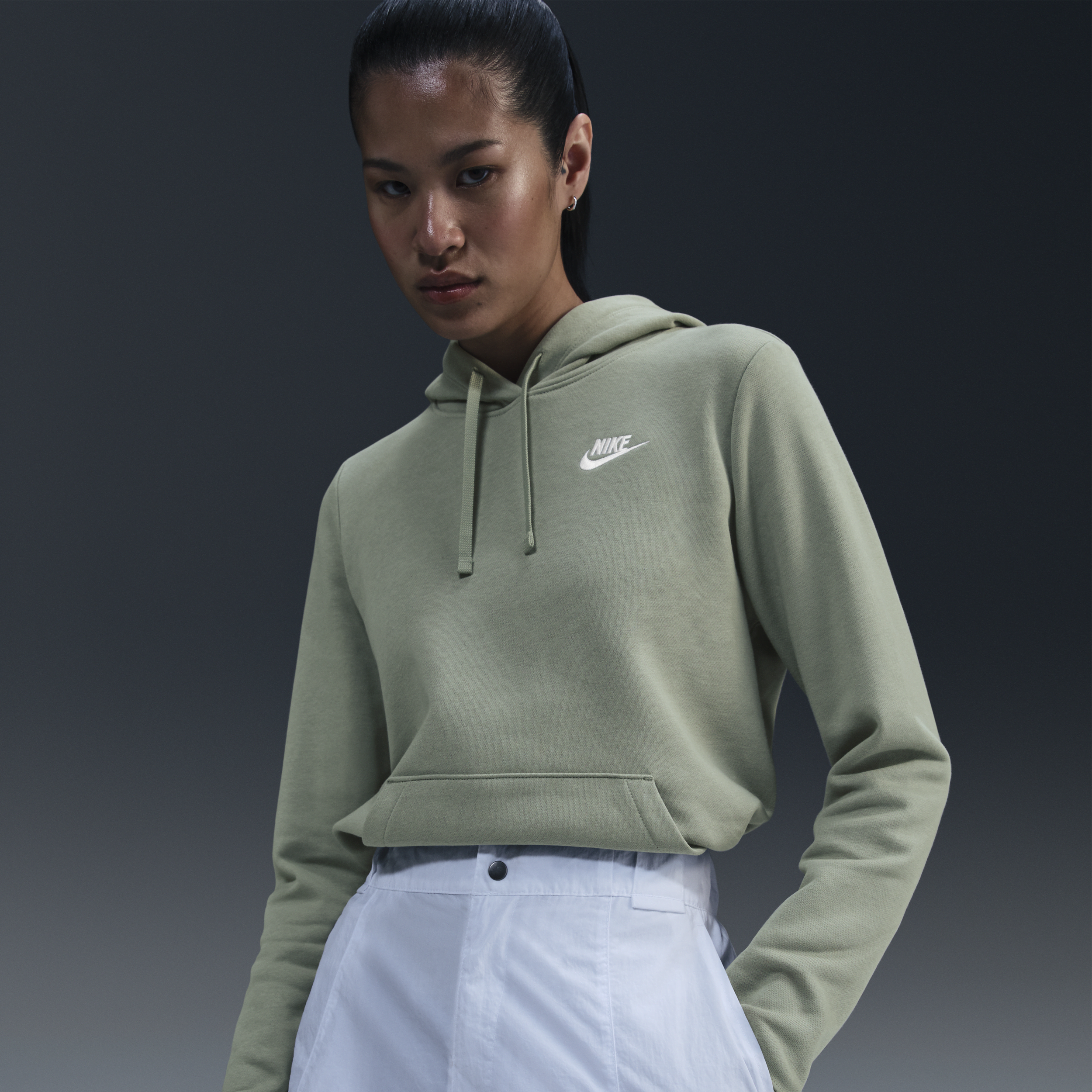 Nike Women's Sportswear Club Fleece Pullover Hoodie In Green