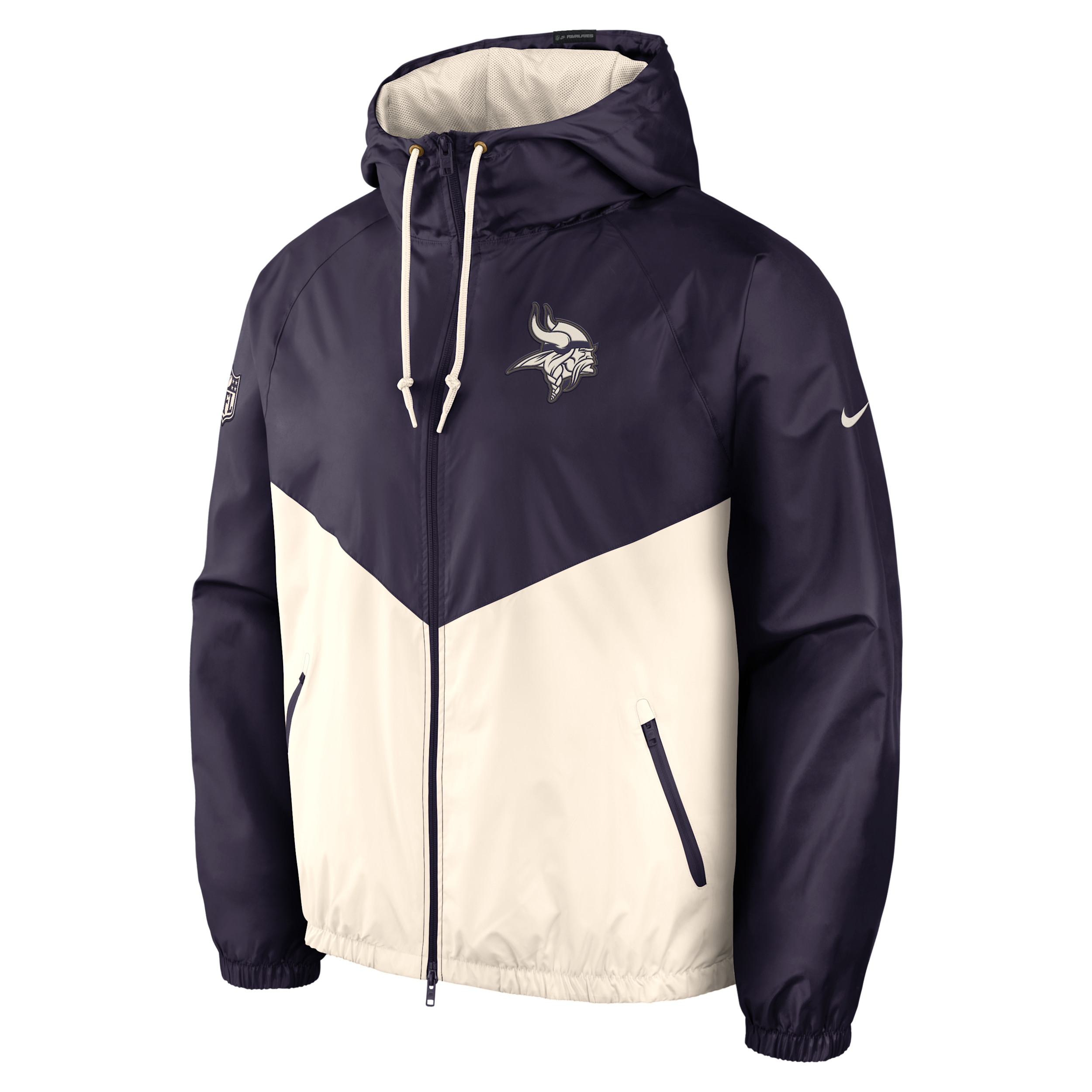 Nike Men's Purple/ Cream Minnesota Vikings 2026 Rivalries Collection Windrunner Full-Zip Jacket - Purple, Cream