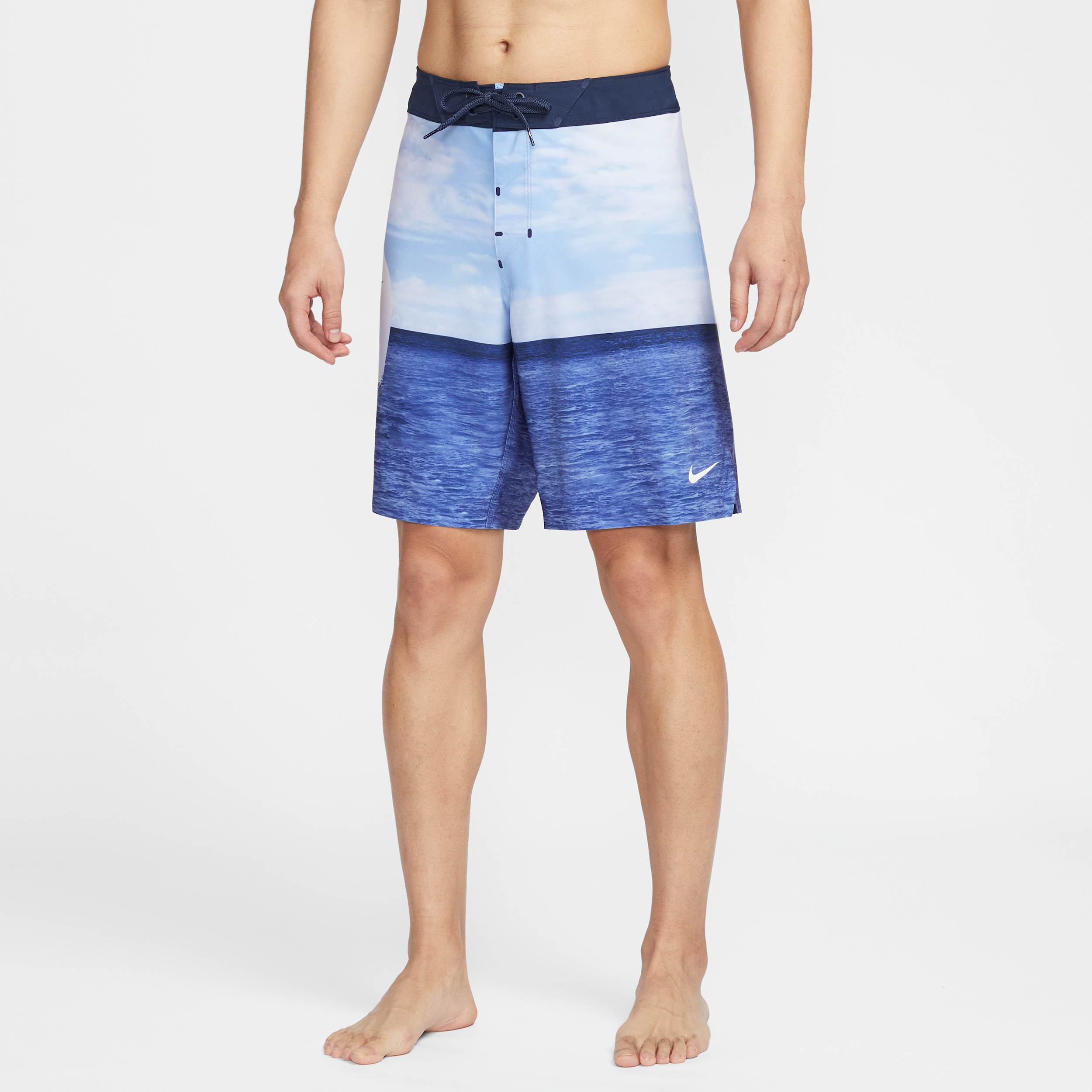 Nike Men's Swim Fadeaway Sailboat 9" Boardshorts In Blue