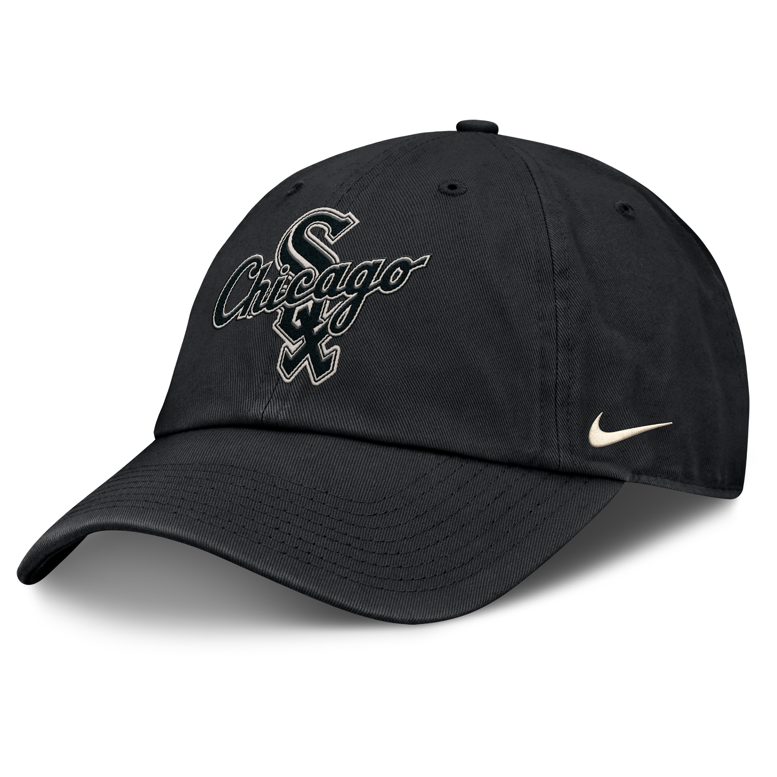 Nike Chicago White Sox Statement Club Menâs  Men's Mlb Adjustable Hat In Black