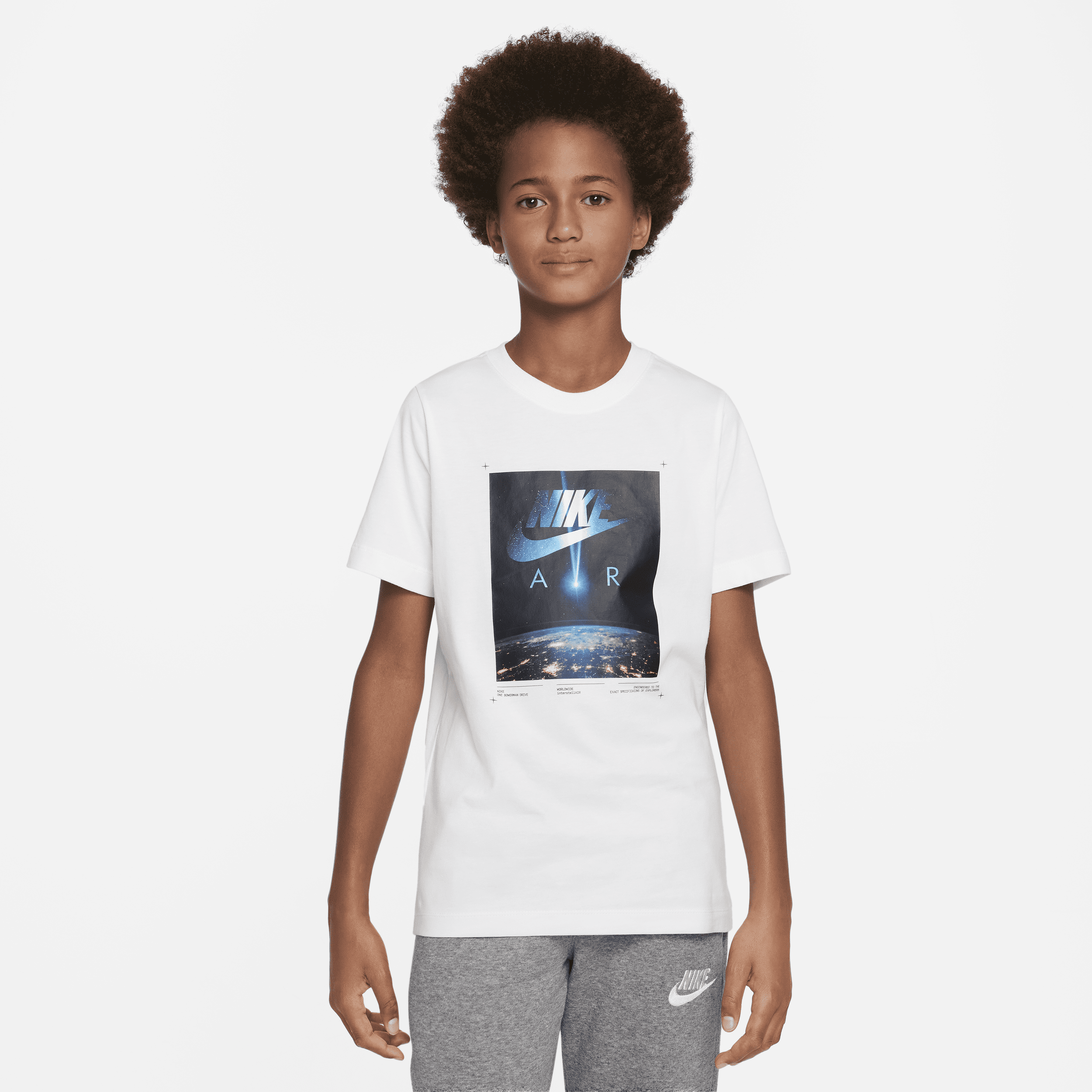 Nike Sportswear Big Kids' (boys') T-shirt In White
