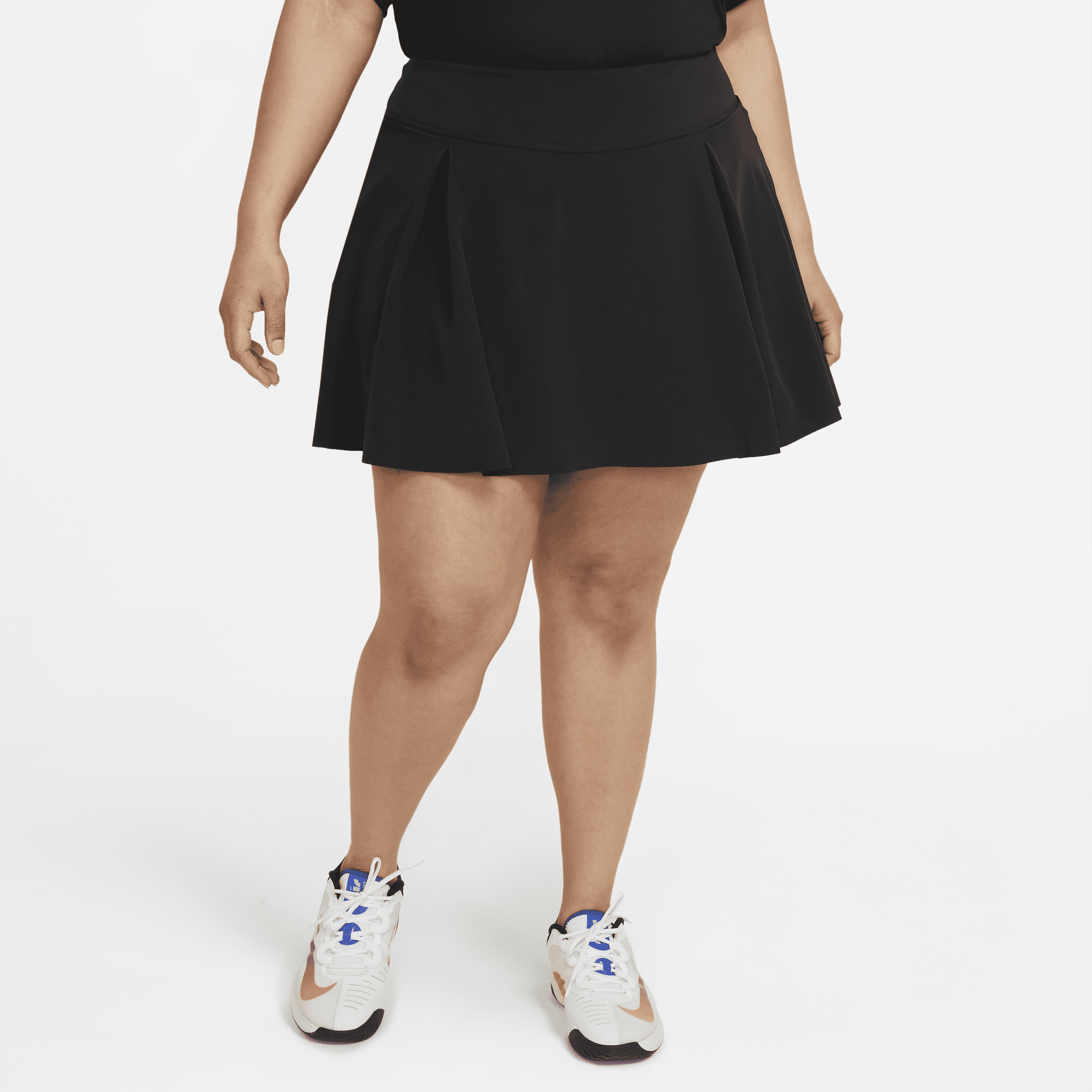Nike Women's Club Skirt Regular Tennis Skirt (plus Size) In Black