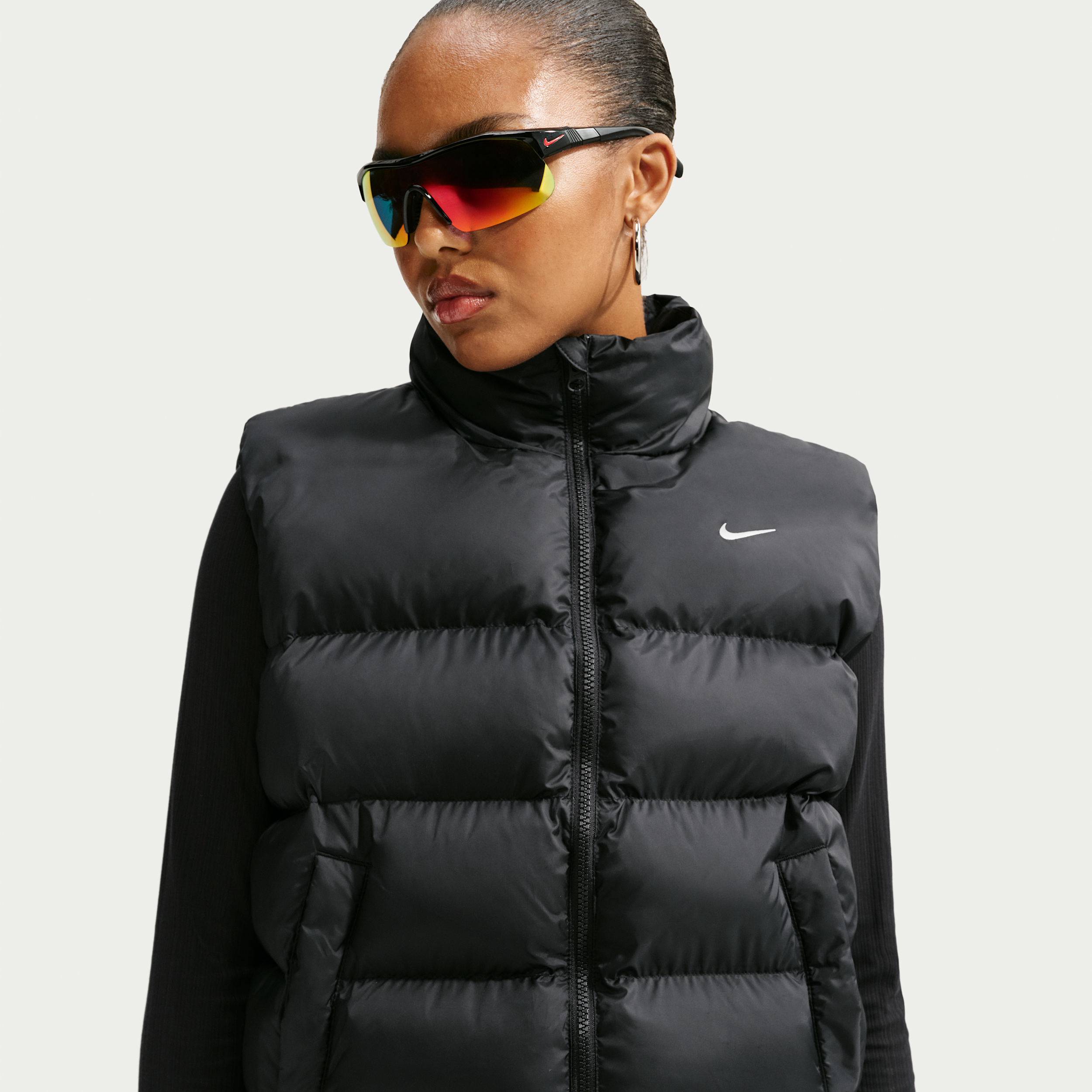 Women's Nike Sportswear Therma-FIT Vest in Black | IF5929-010