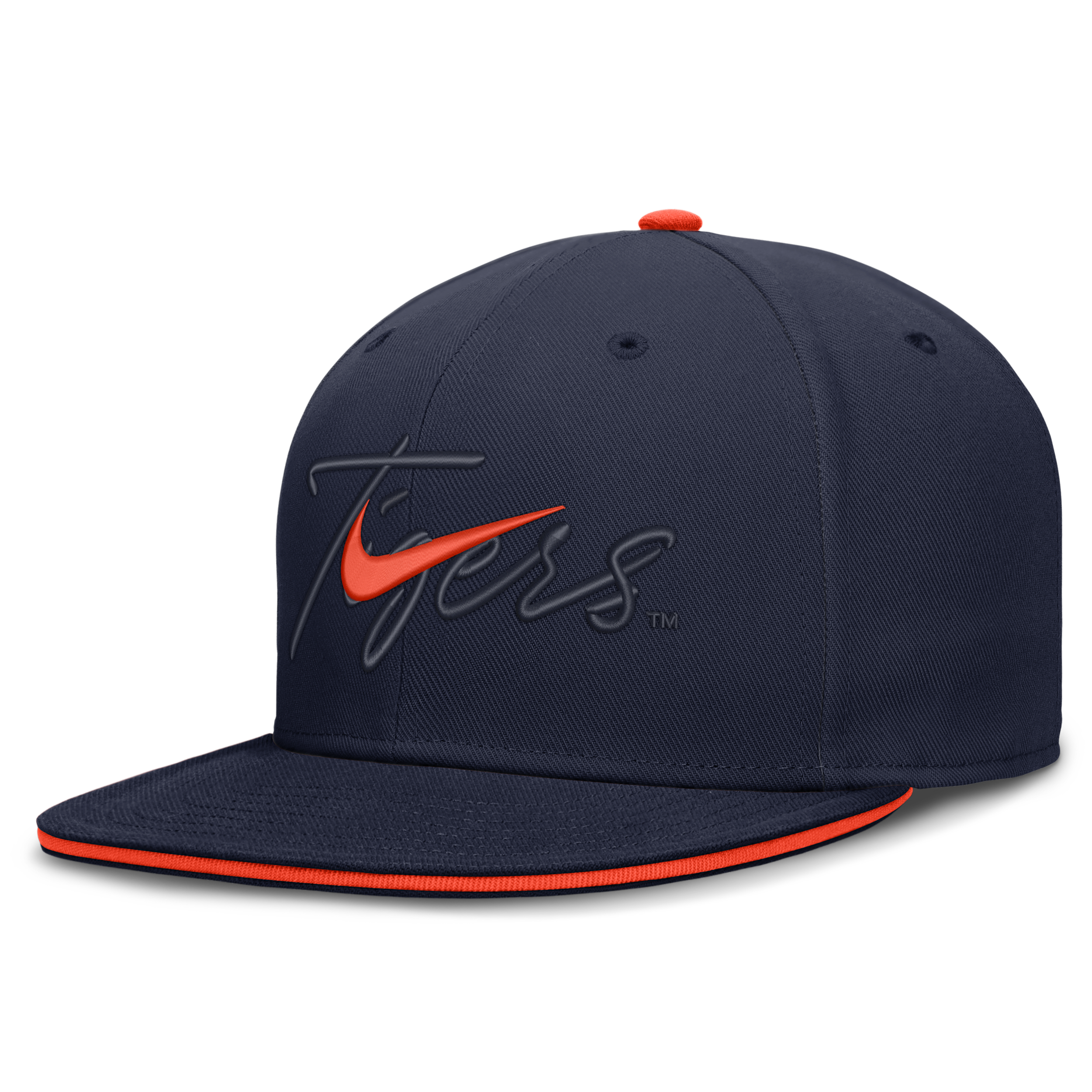 Auburn Pro Nike Men's Dri-FIT College Fitted Hat in Blue | NC1141SAUN-A2C