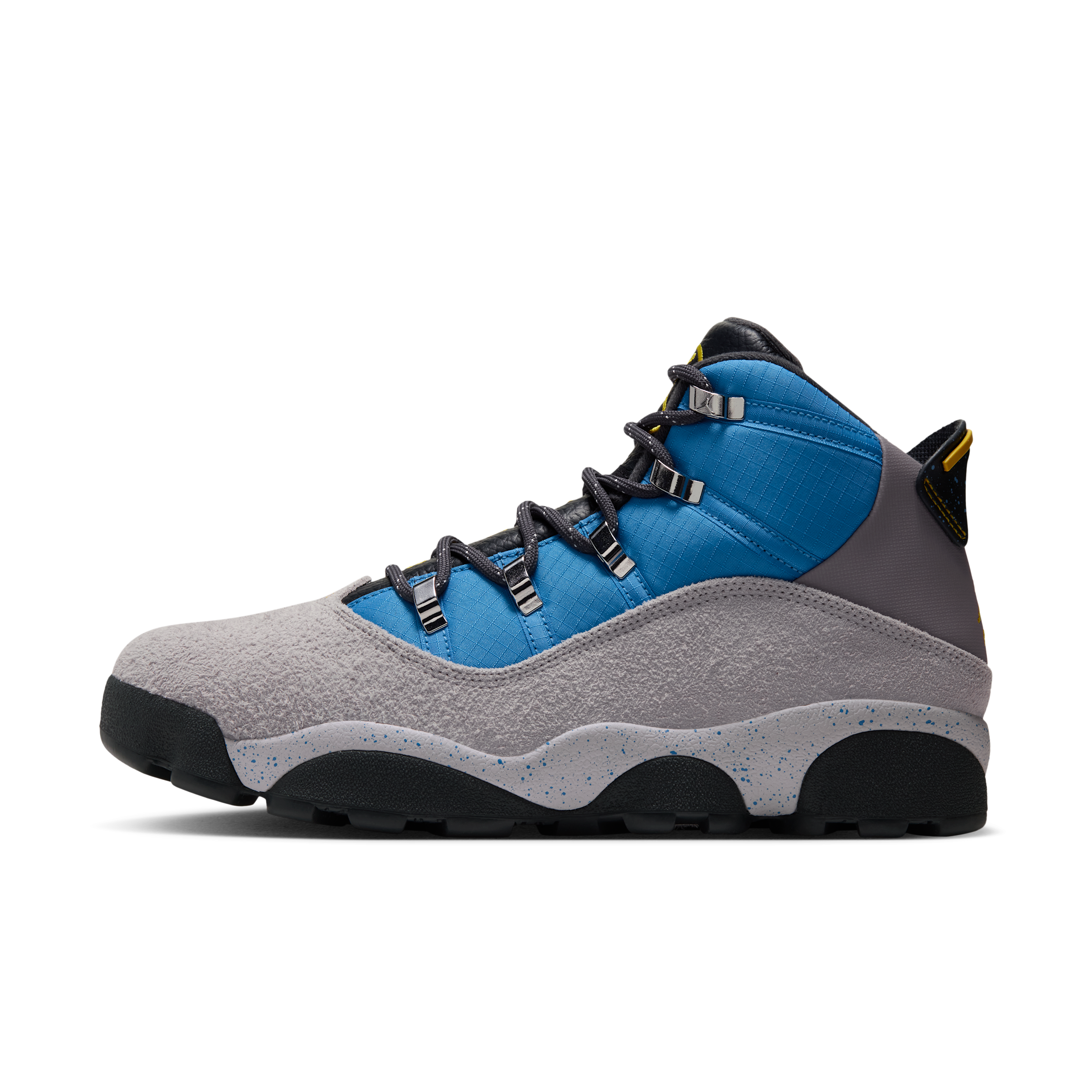 Jordan Men's 6 Rings Winterized Boots in Cobalt Blue/Anthracite/Vast Grey Size: 9.0