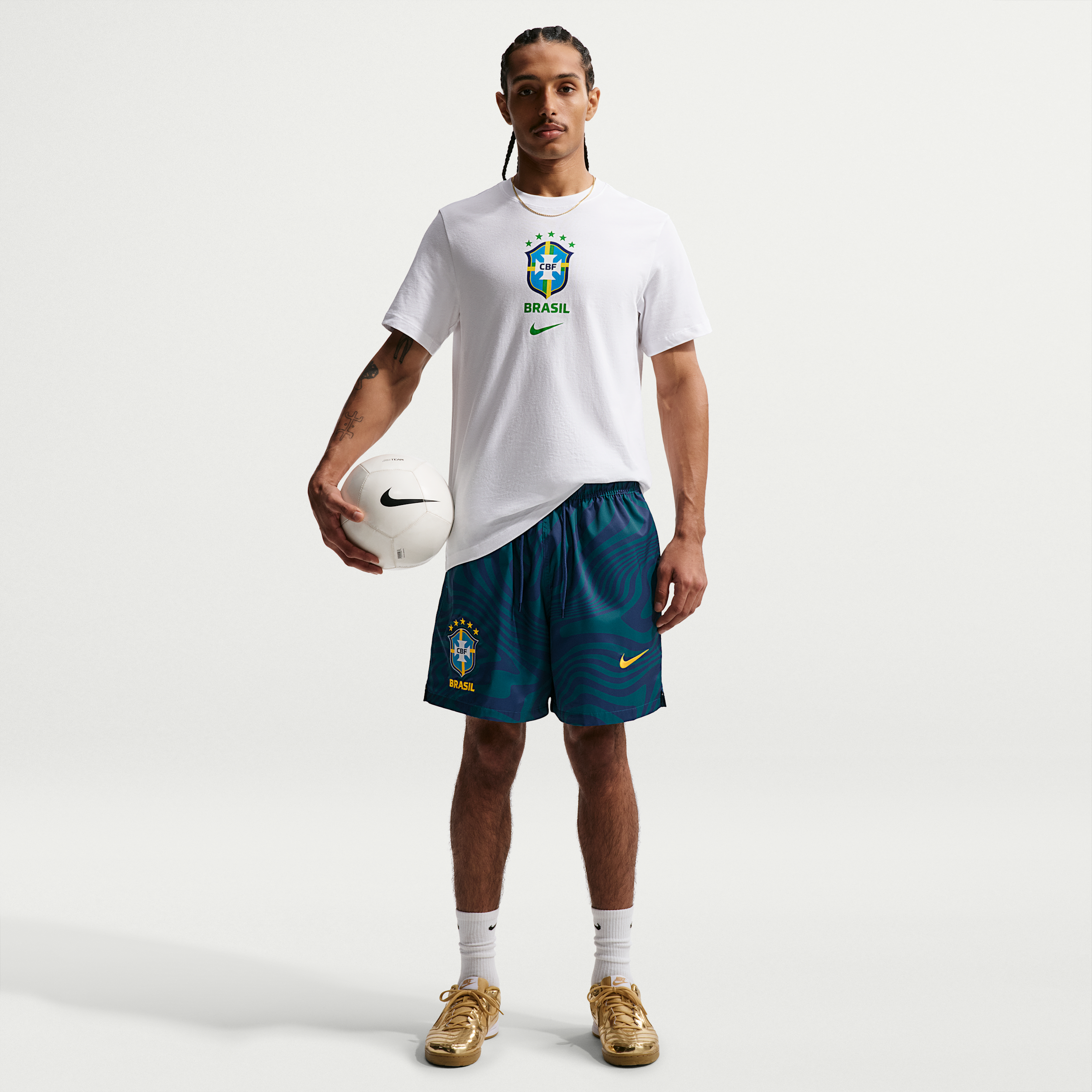 Brazil Club Nike Men's Soccer Flow Shorts in Green | IB6416-381