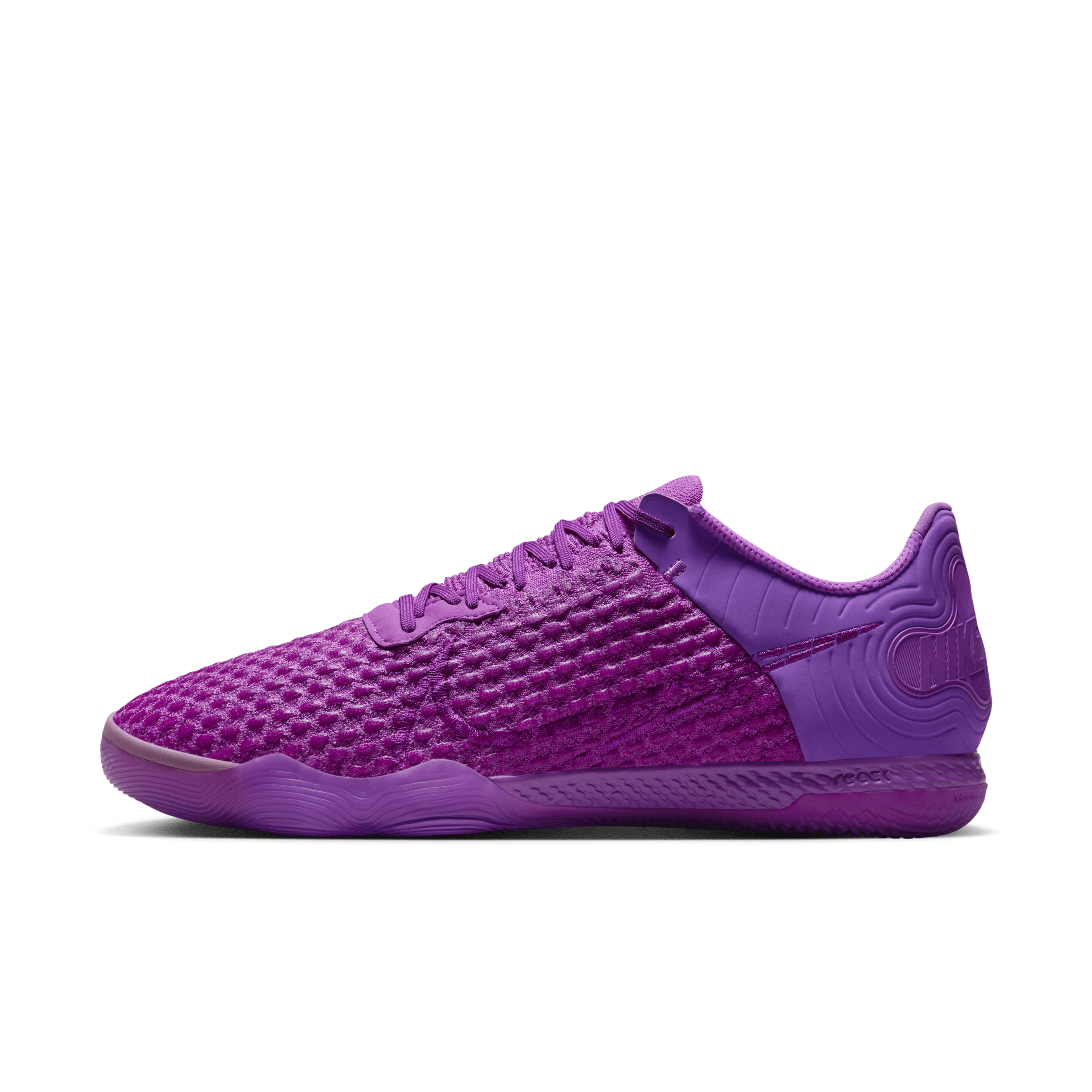 Shop Nike Men's React Gato Indoor/court Low-top Soccer Shoes In Purple