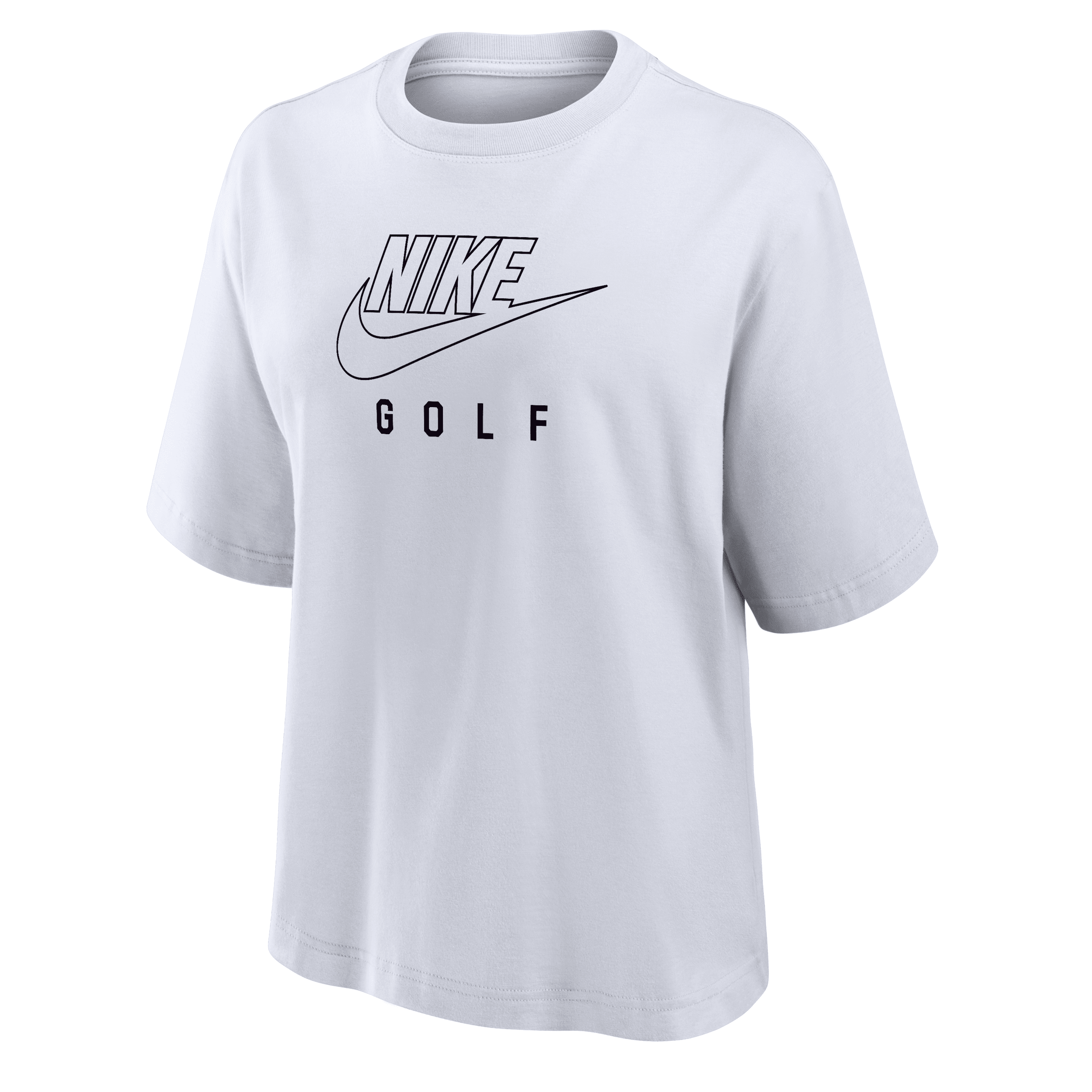 Nike Women's Swoosh Lacrosse Boxy T-shirt In White