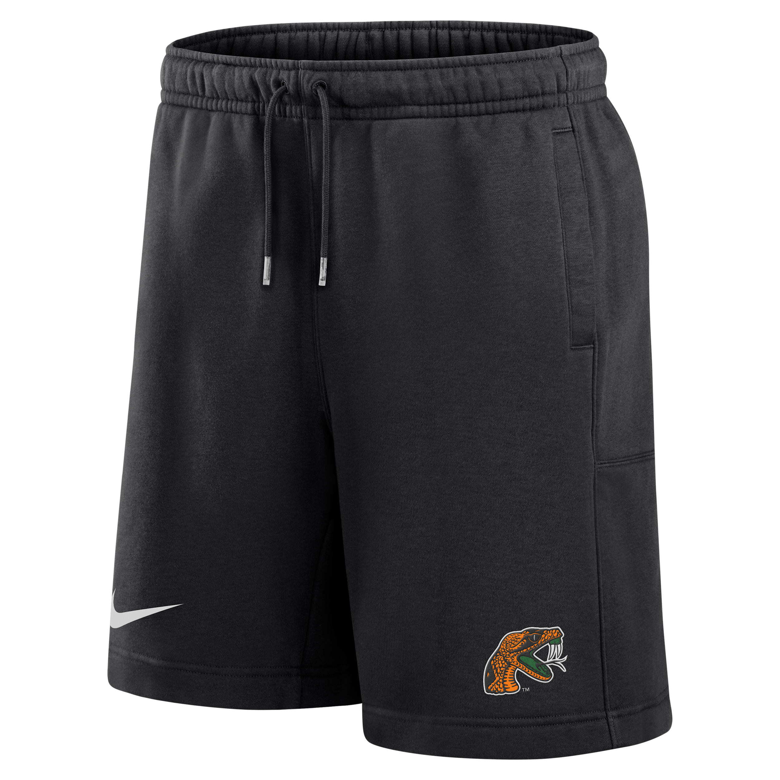 Nike Men's College Club (Florida A&M University) Fleece Shorts in Black | M73891FAMU26-BLK