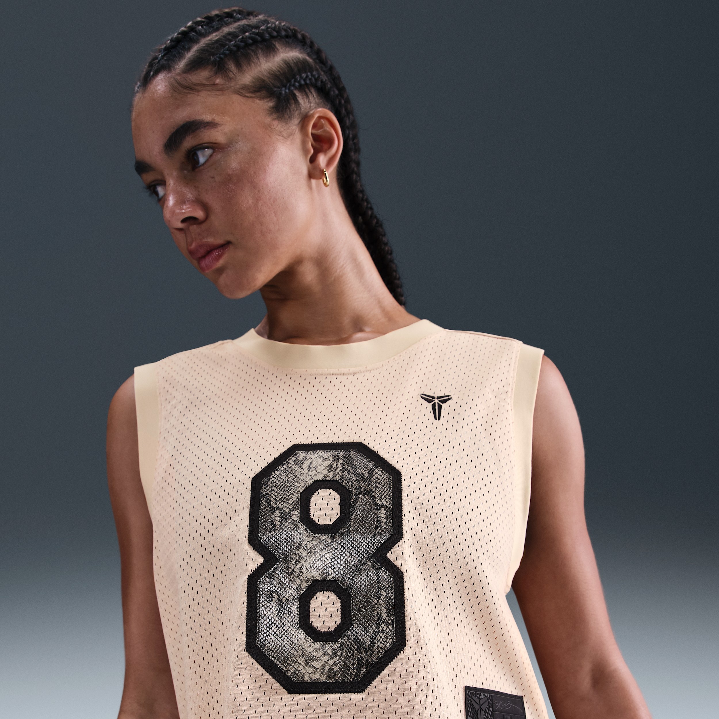 Nike Women's Kobe Cropped Jersey in Brown | IB2724-126