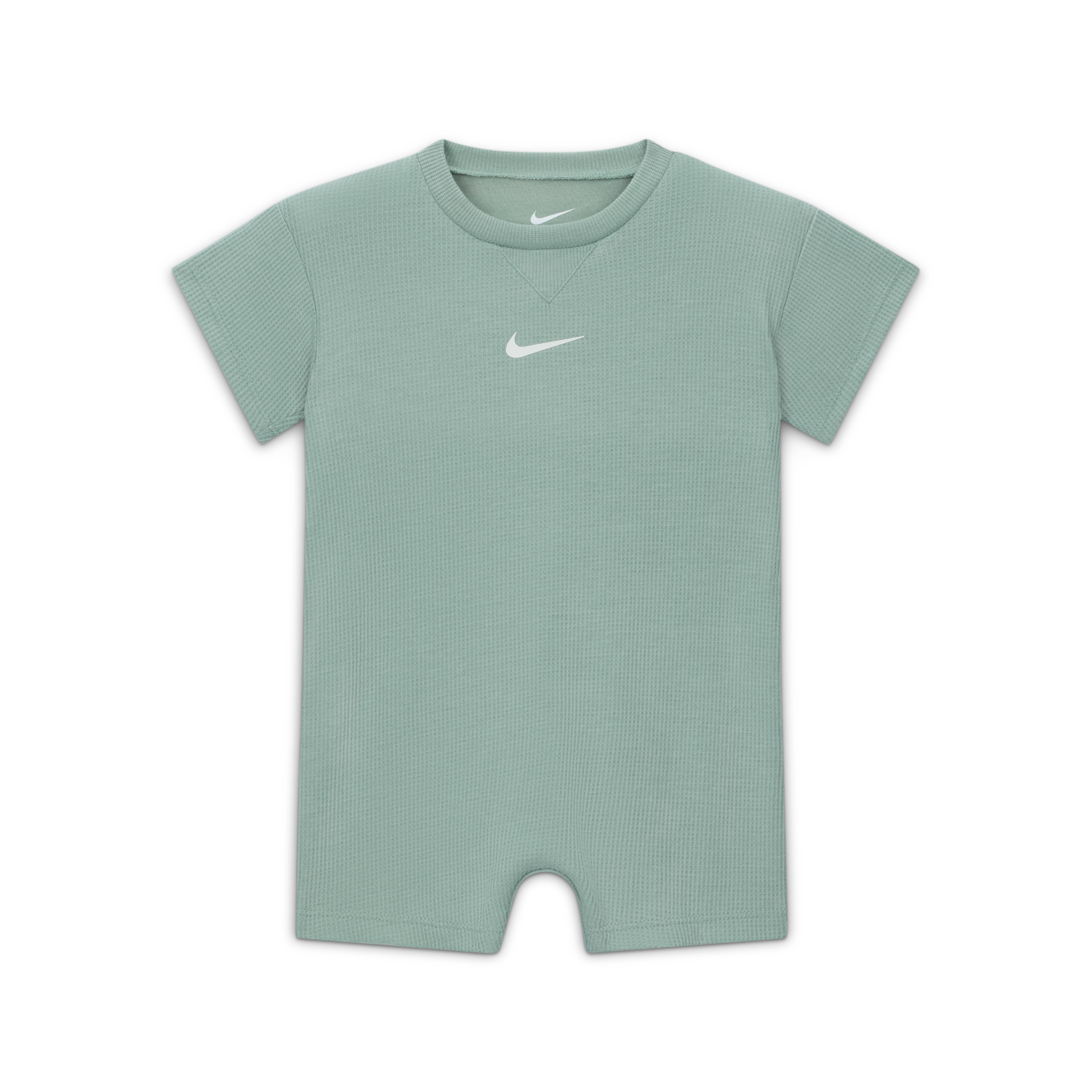 Boys Infant Nike LBR Waffle Romper - Boys' Infant Green/White Size 3MO