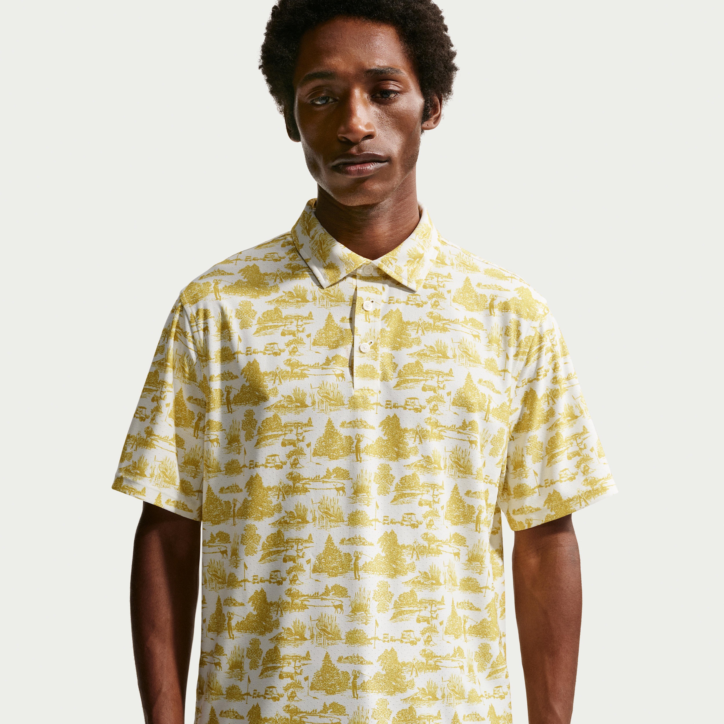 Nike Men's Tailored Performance Dri-FIT Golf Polo in Yellow | IO2167-389