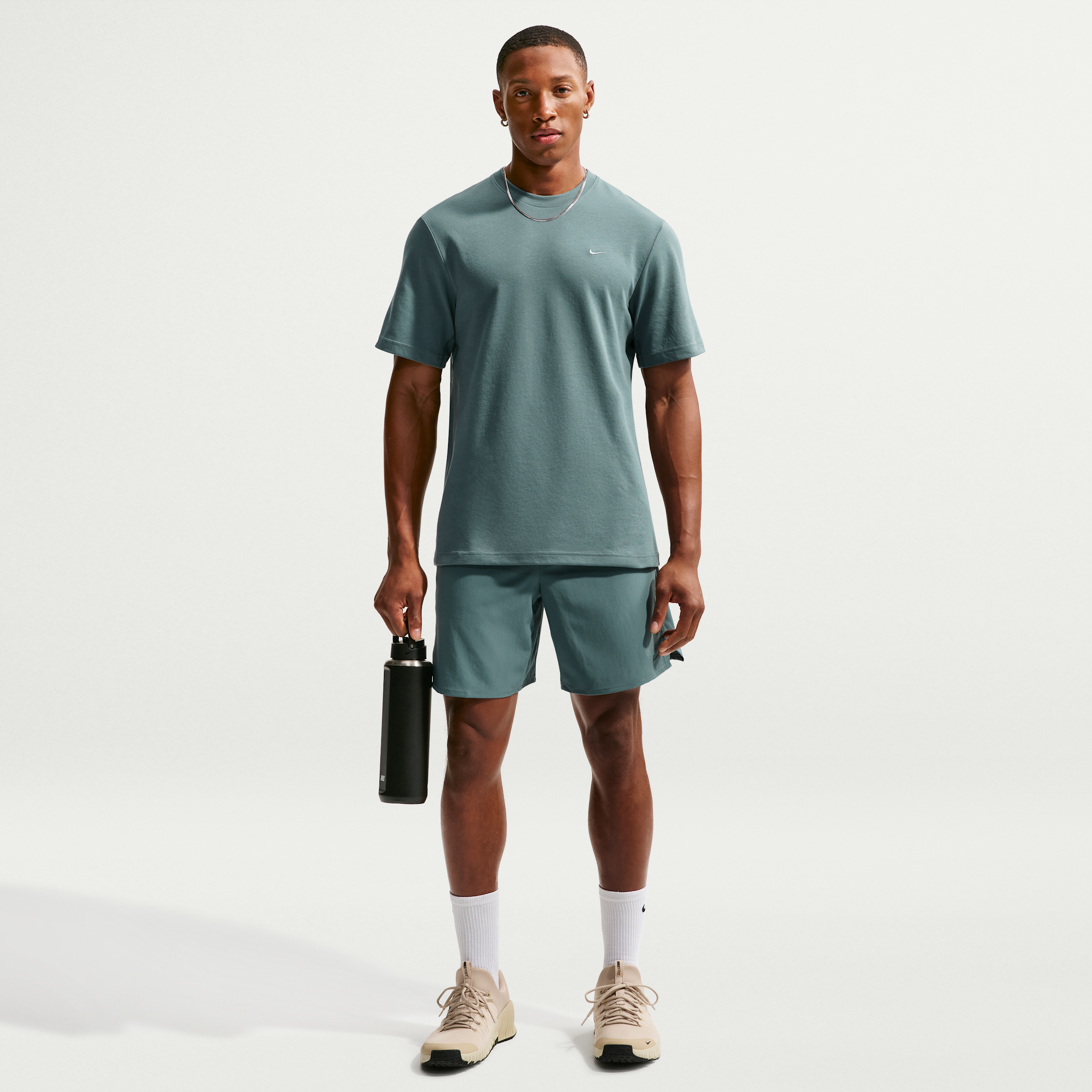 Nike Men's Unlimited Dri-fit Unlined Versatile 7" Shorts - Mineral Slate/Black