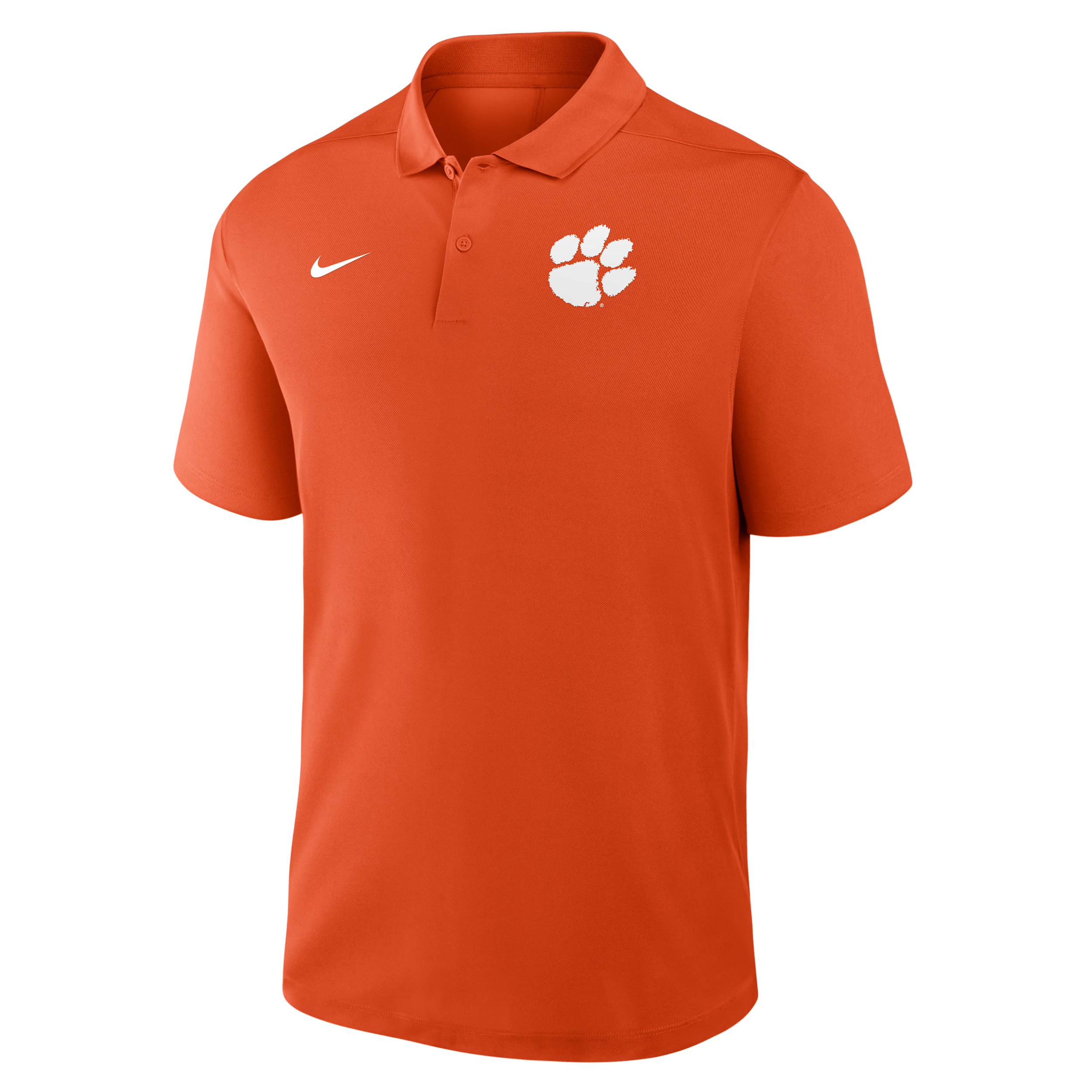 Clemson Victory Nike Men's Dri-FIT College Polo in Orange | 035889MCLN-R0T