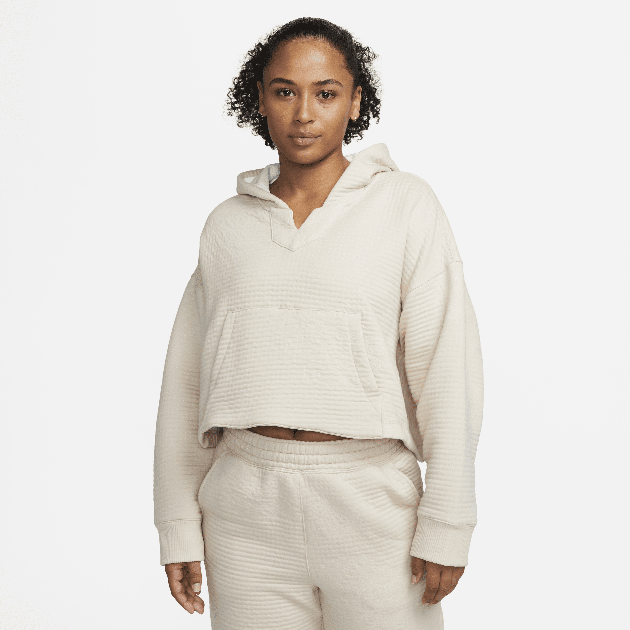 NIKE WOMEN'S  YOGA LUXE PULLOVER HOODIE,1000522736