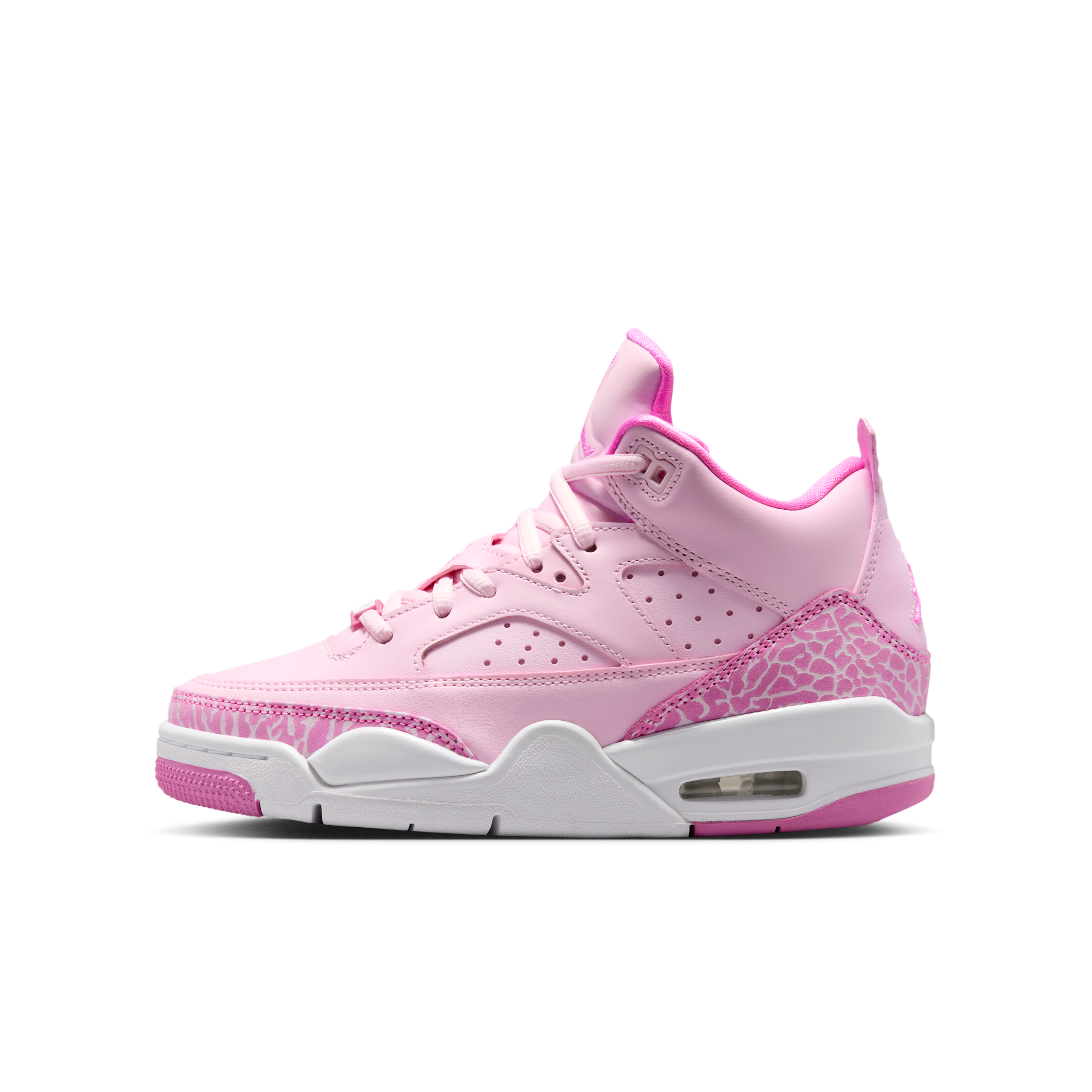 Jordan Kids' Grade School Son of Mars Low Basketball Shoes, Size 5, Pink/Rose/White