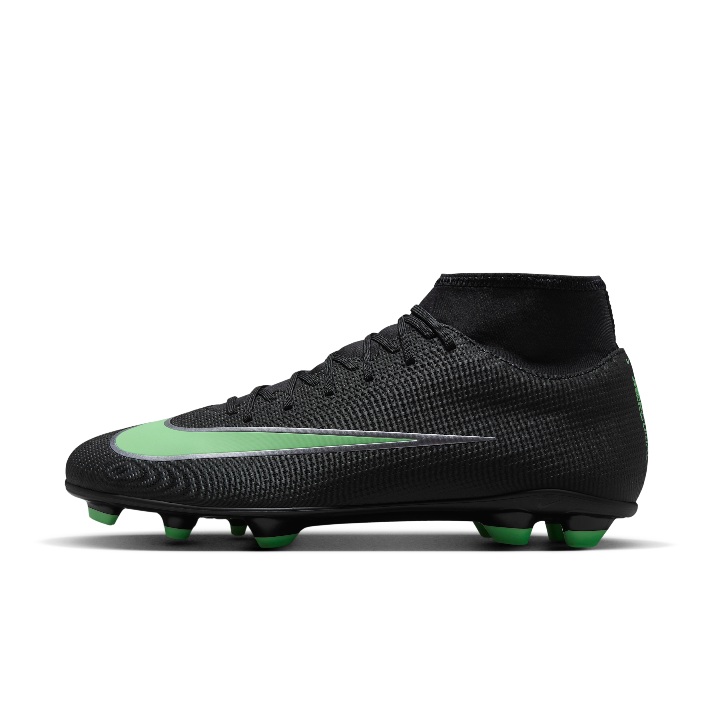 Nike Men's Mercurial Superfly 11 Club Multi-Ground High-Top Soccer Cleats in Black | IM0358-001