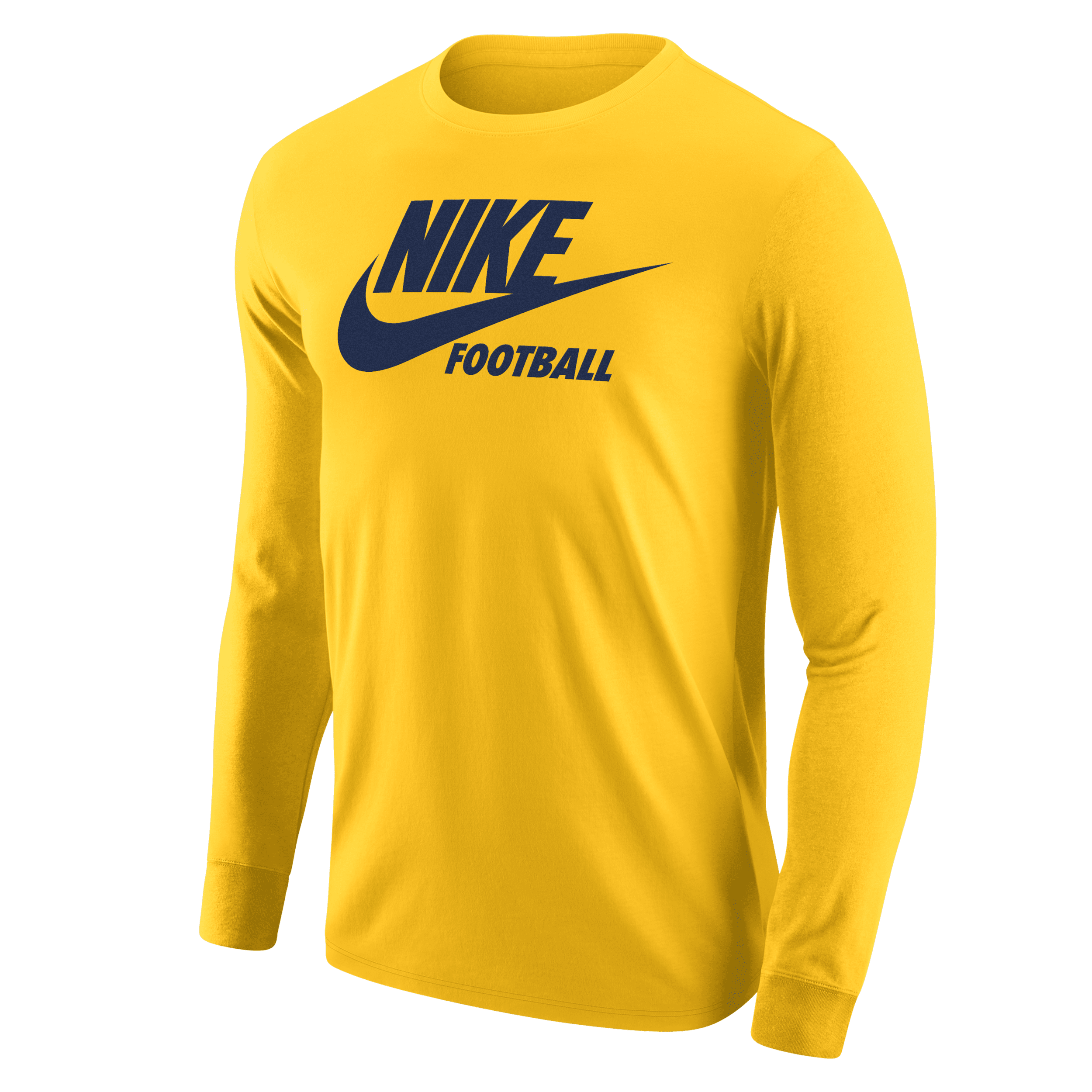 Nike Men's Football Long-sleeve T-shirt In Yellow