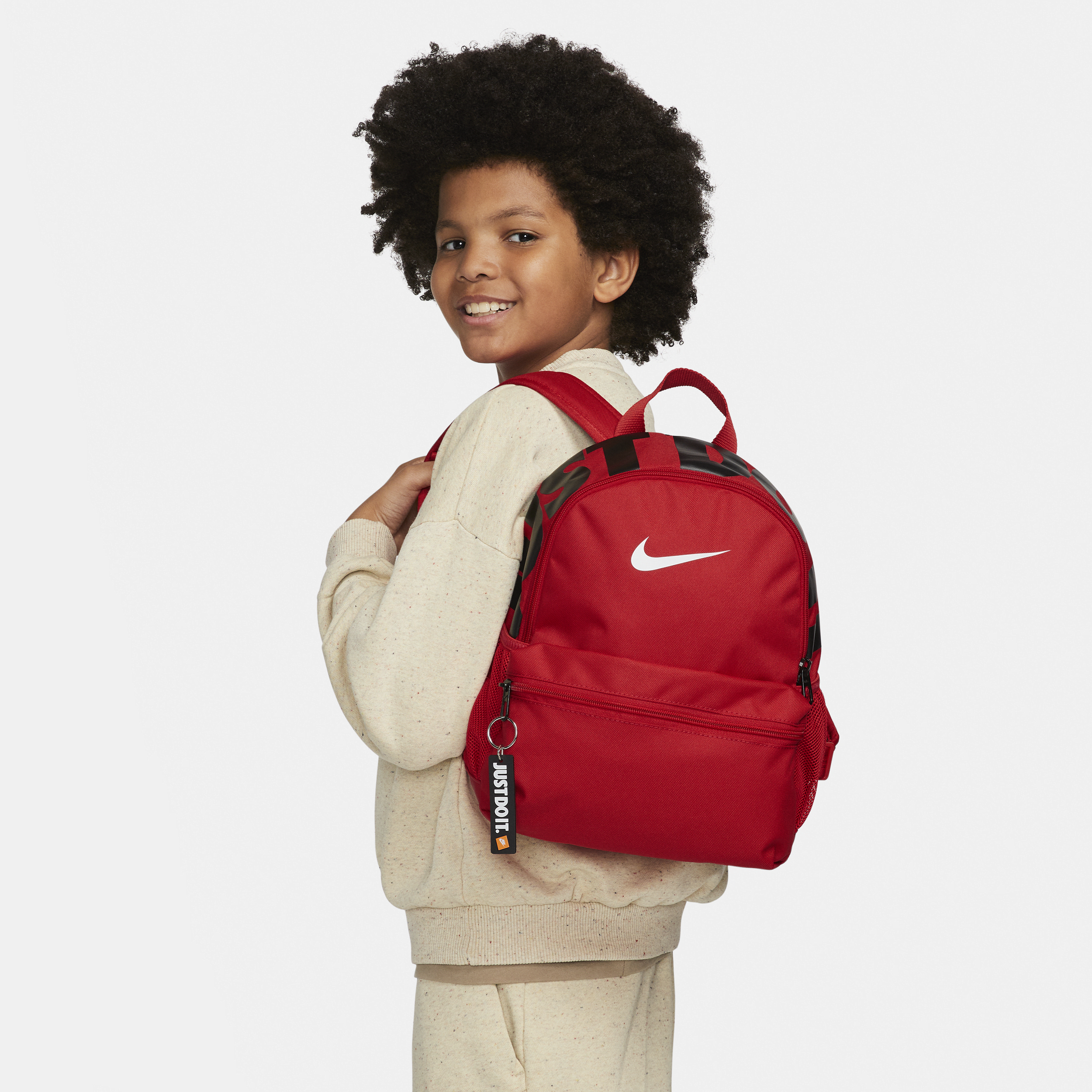 Nike Brasilia Jdi Kids' Mini Backpack (11l) In Red