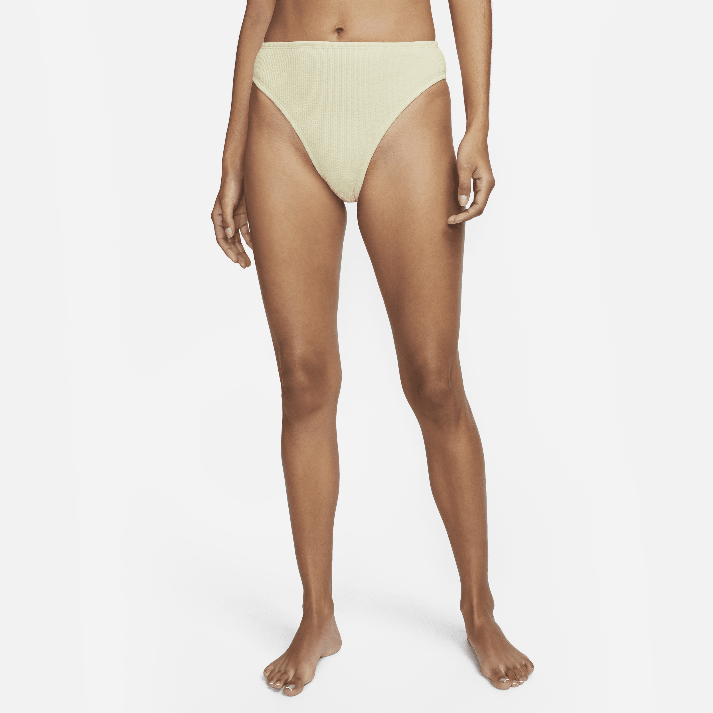 Nike Women's High-waisted Bikini Swim Bottom In White