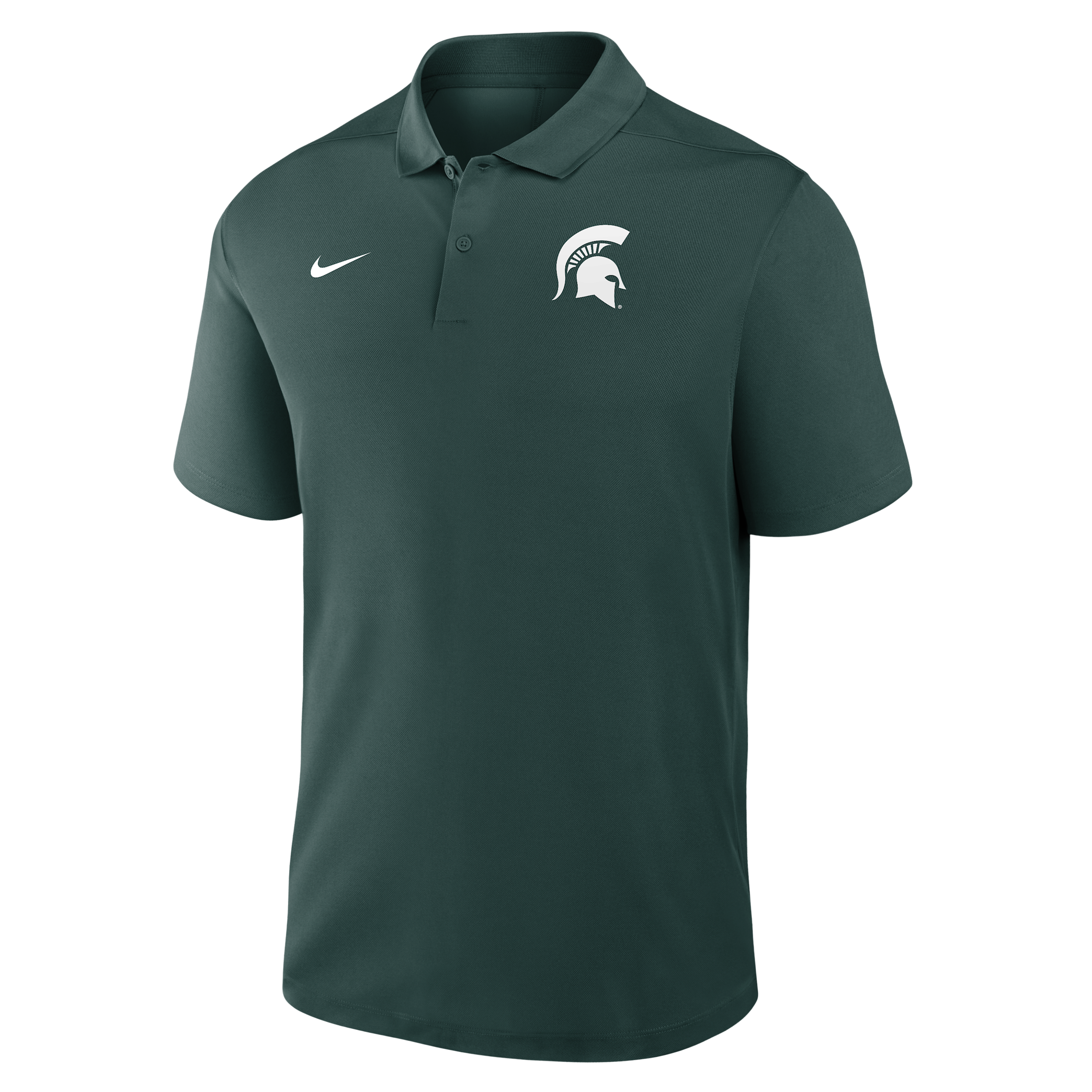Michigan State Victory Nike Men's Dri-FIT College Polo in Green | 03583EYMST-R0T