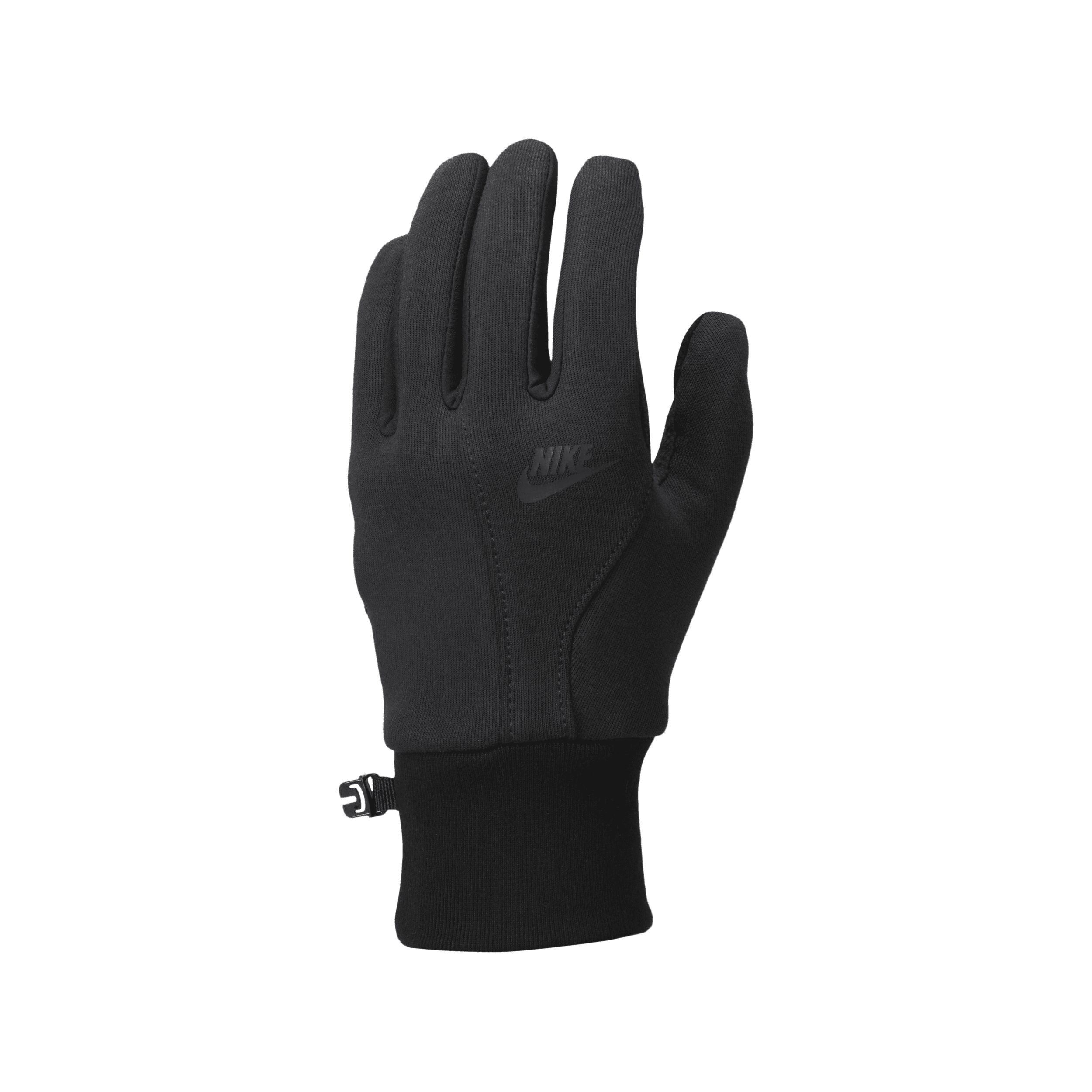 Nike Men's Tech Fleece 2.0 Large Running Gloves, Black/Black/Black