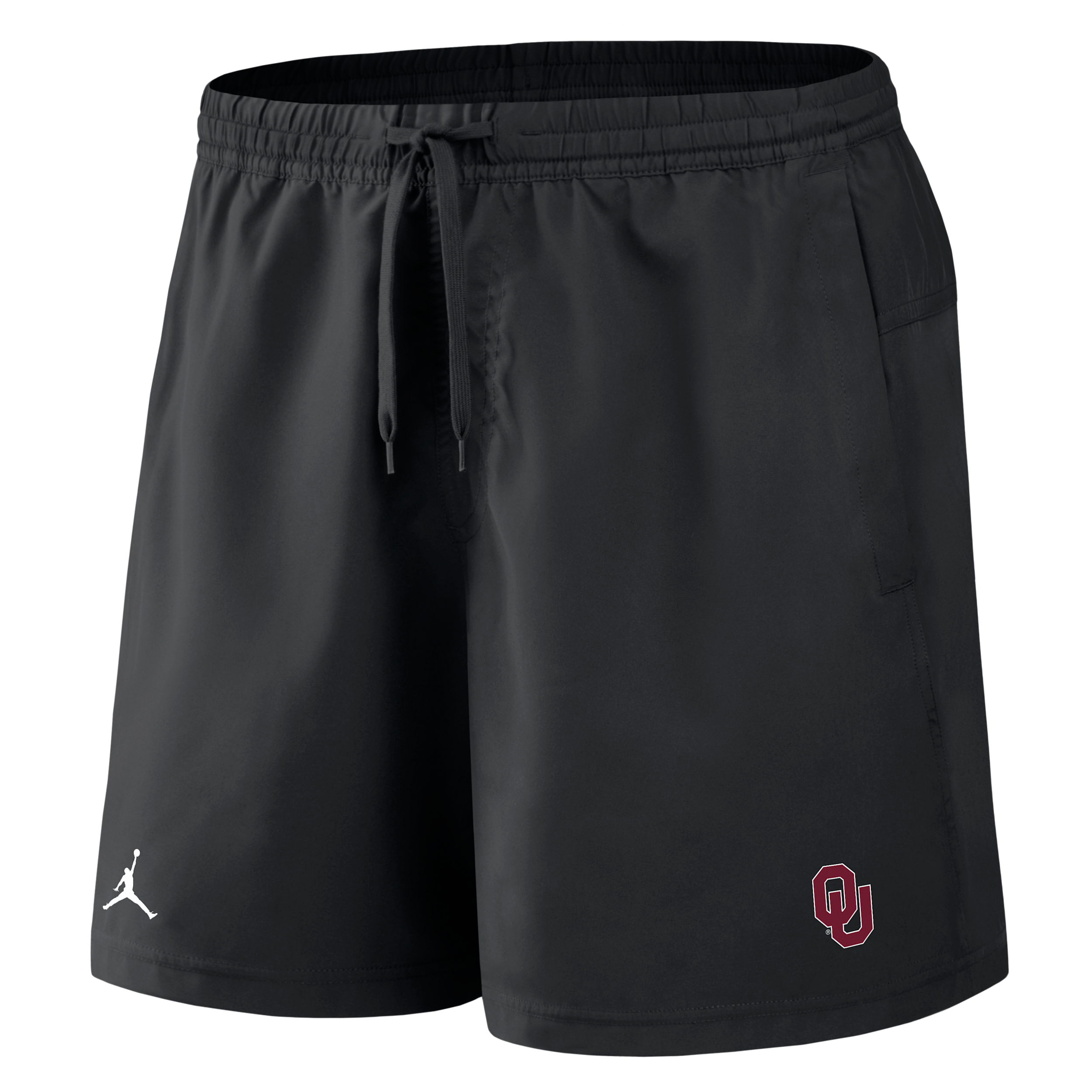 Men's Oklahoma Primetime Primary Logo Jordan Brand Dri-FIT College Form Shorts in Black | 0J5T00AOKN-8DV