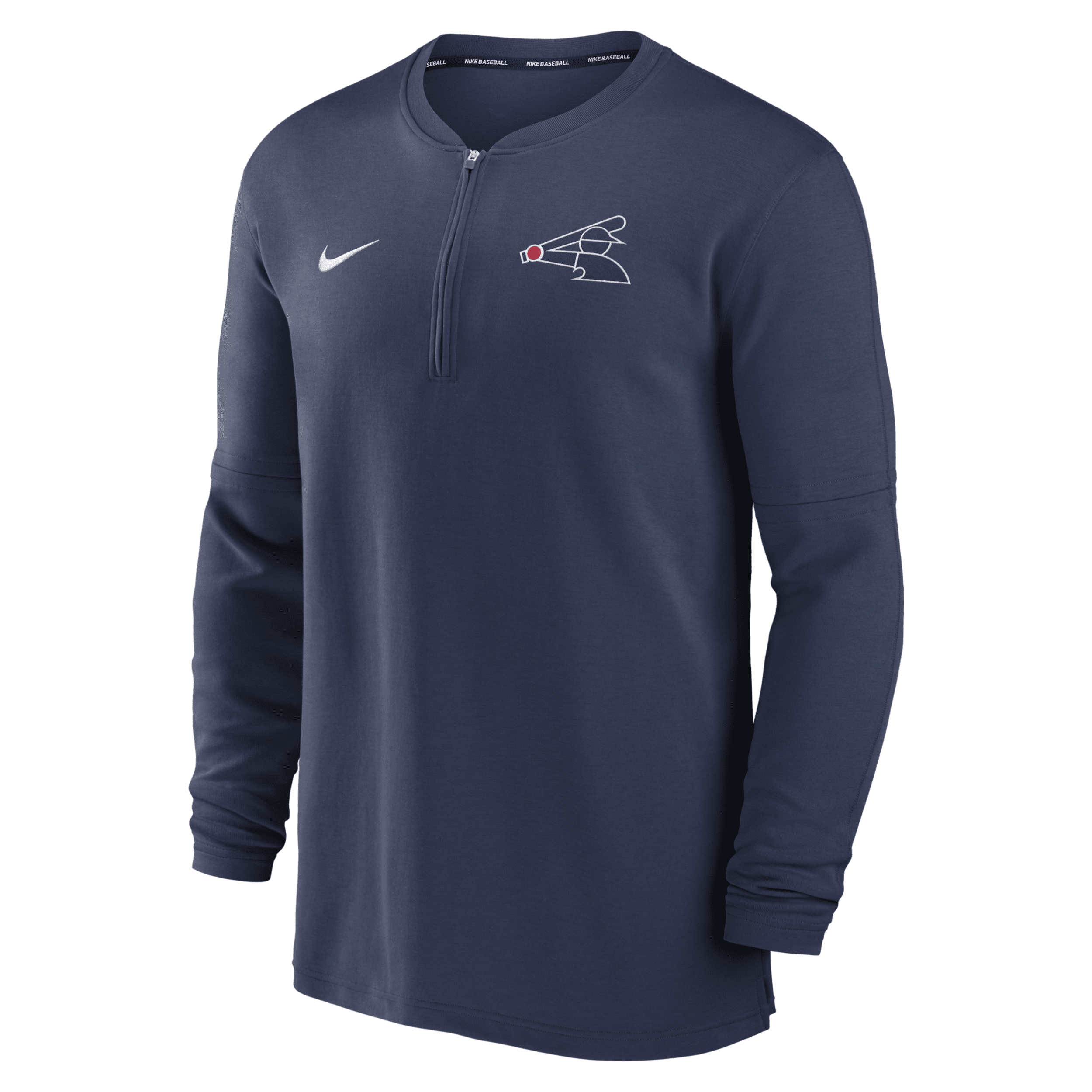 Nike Chicago White Sox Authentic Collection Game Time  Men's Dri-fit Mlb 1/2-zip Long-sleeve Top In Blue
