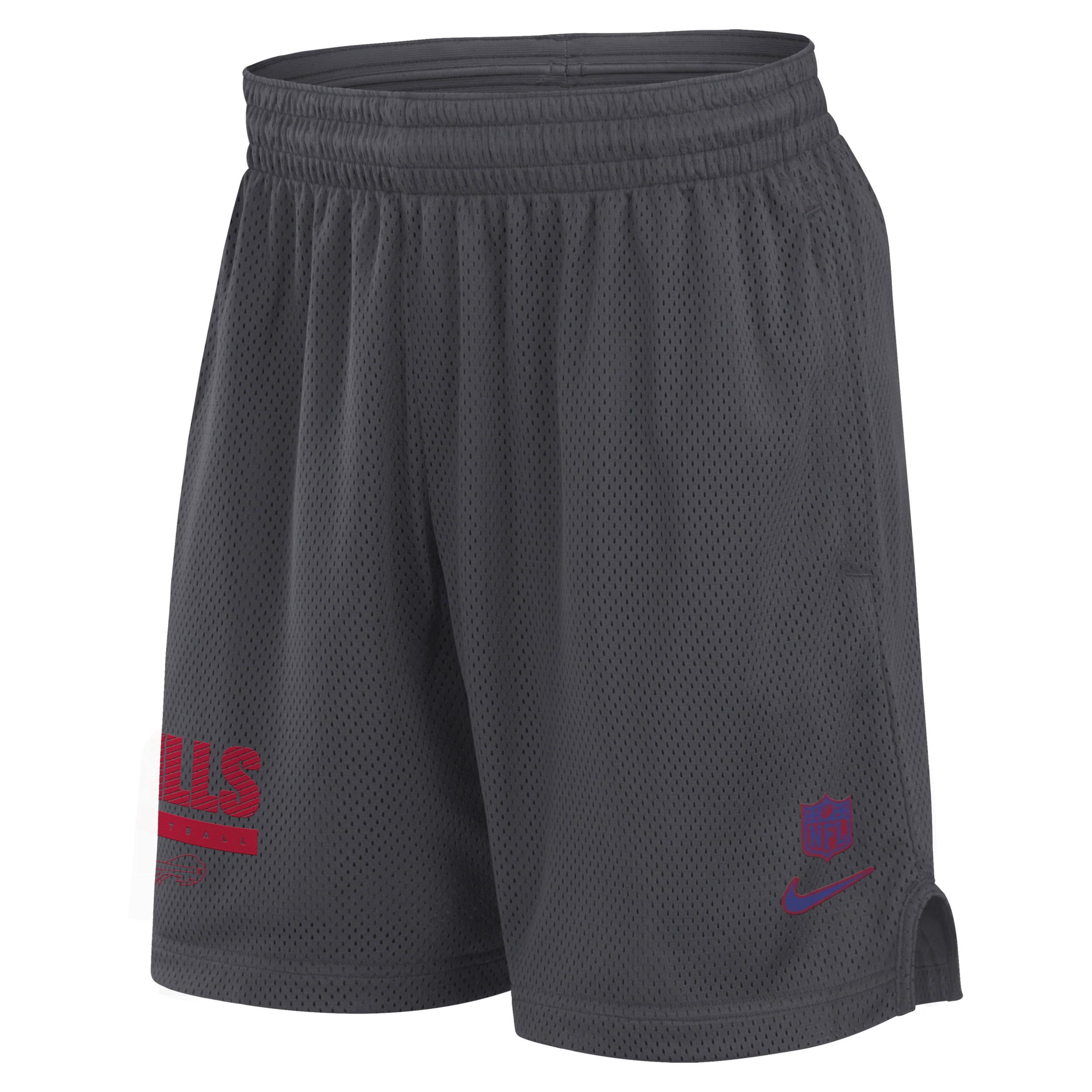 Nike Men's Anthracite Buffalo Bills 2024 Sideline Performance Mesh Shorts In Grey