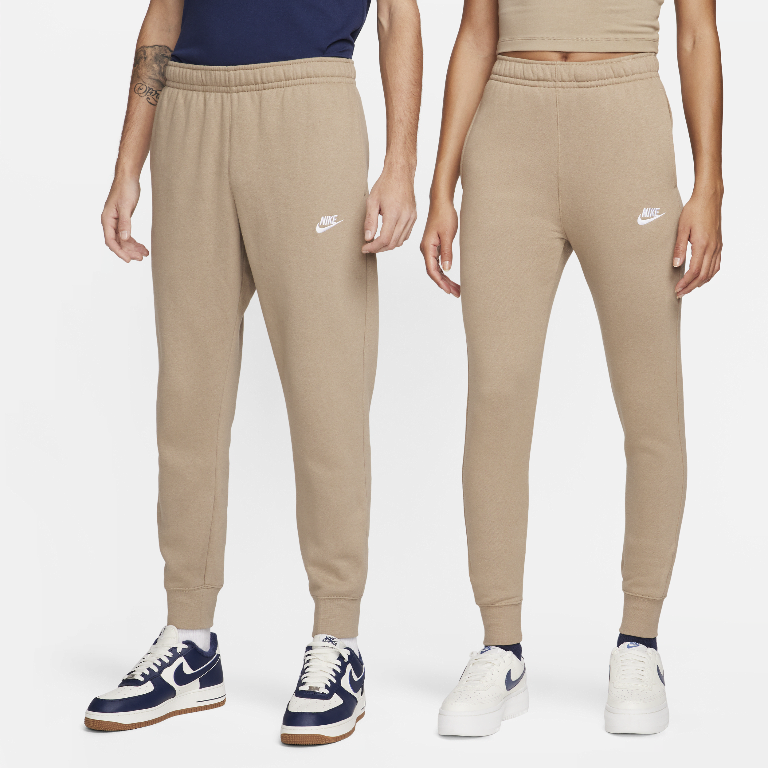 Men's Nike Sportswear Club Fleece Jogger Pants in Brown | BV2671-247
