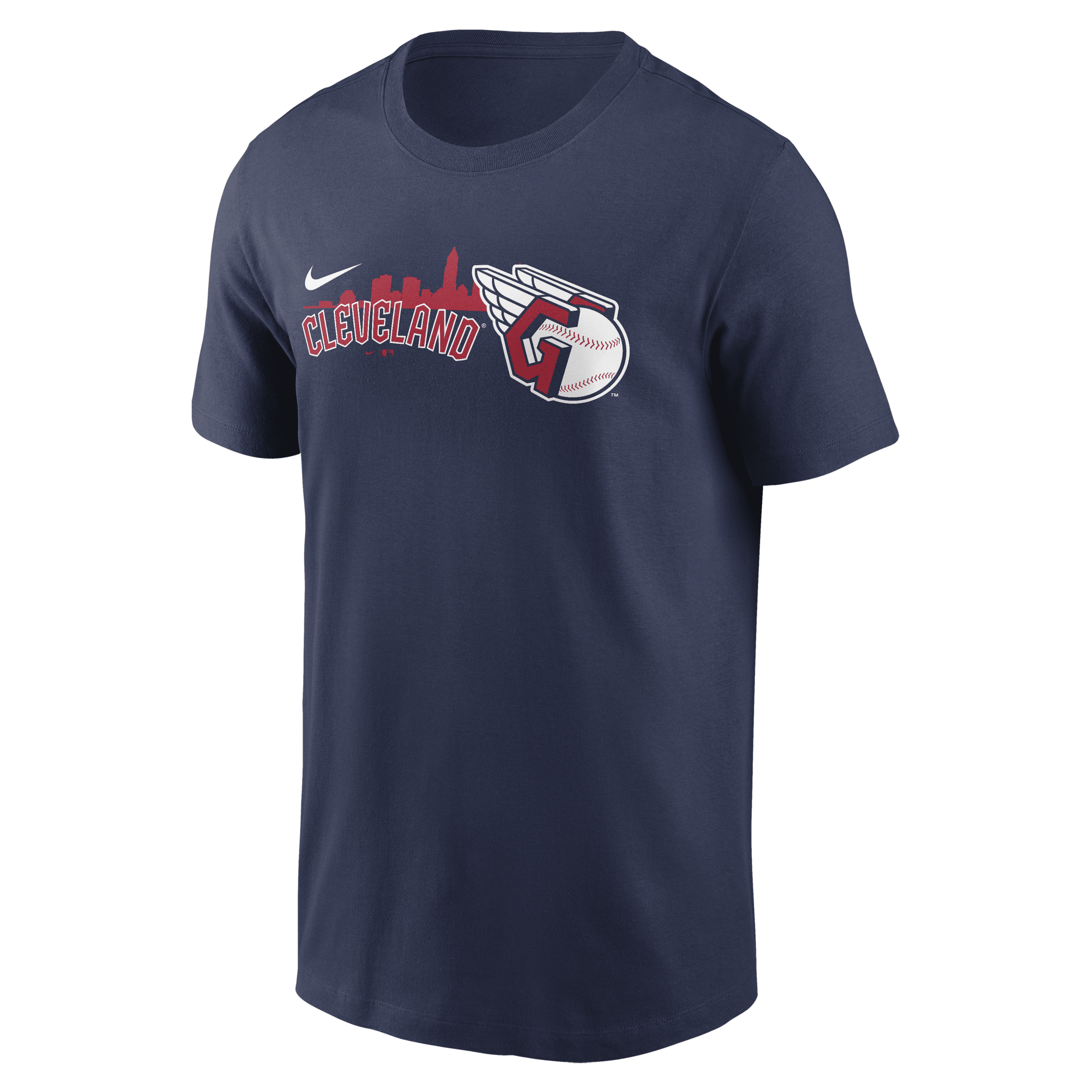 Nike Cleveland Guardians Local Team Phrase  Men's Mlb T-shirt In Blue