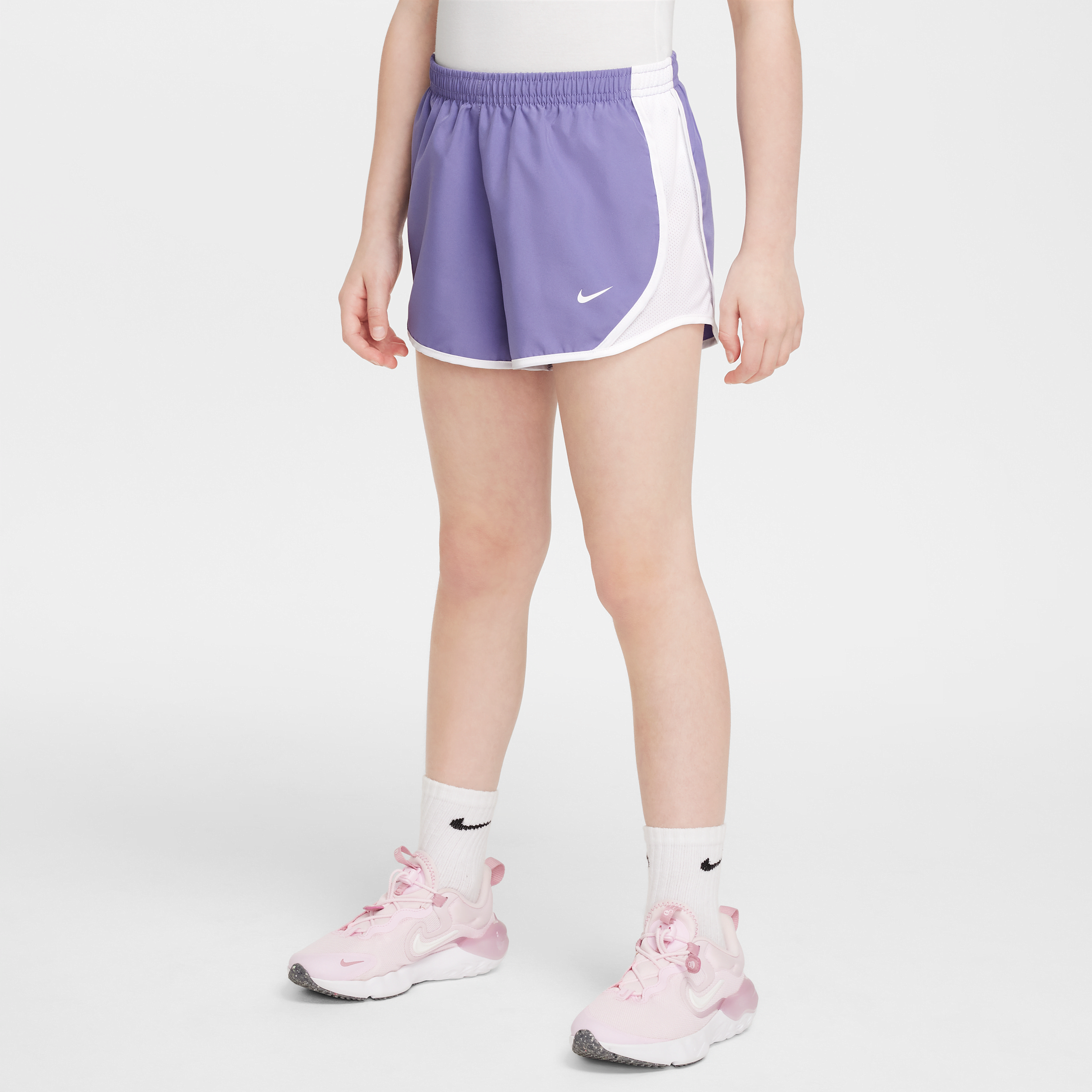 Nike Tempo Big Kids' (girls') Dri-fit Running Shorts In Purple