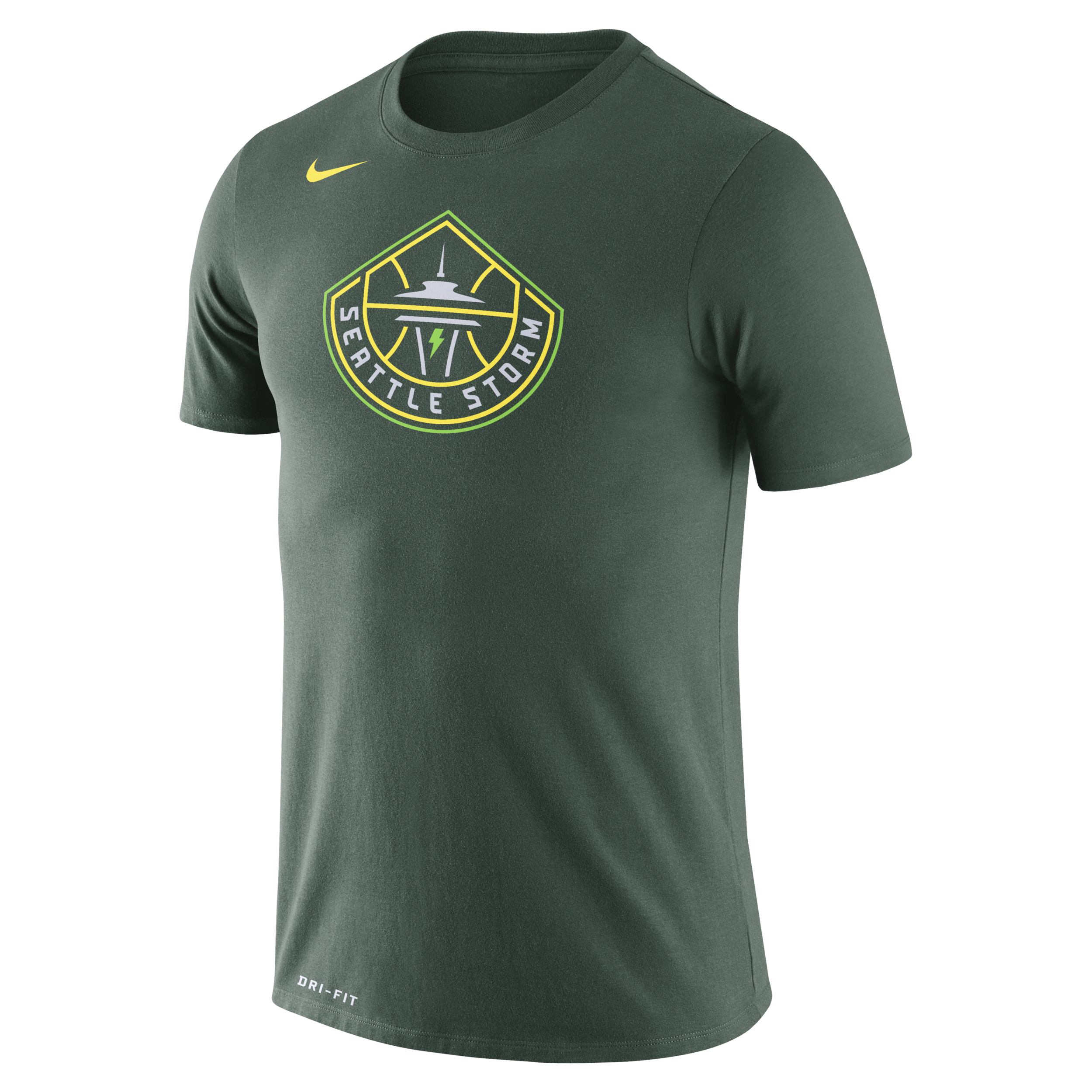 Seattle Storm Logo Nike Men's Dri-FIT WNBA T-Shirt in Green | DD3648-323