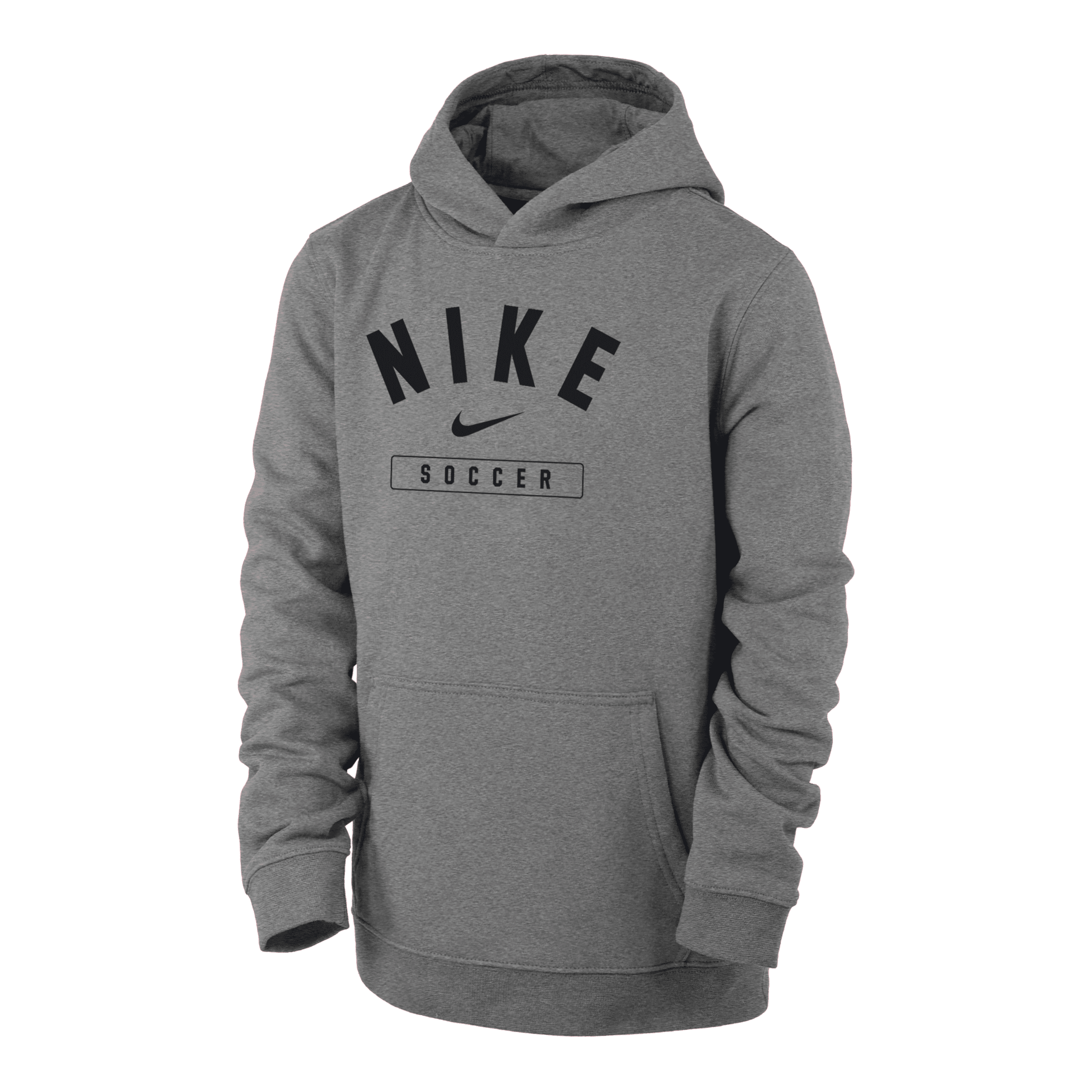 Nike Soccer Big Kids' (boys') Pullover Hoodie In Grey