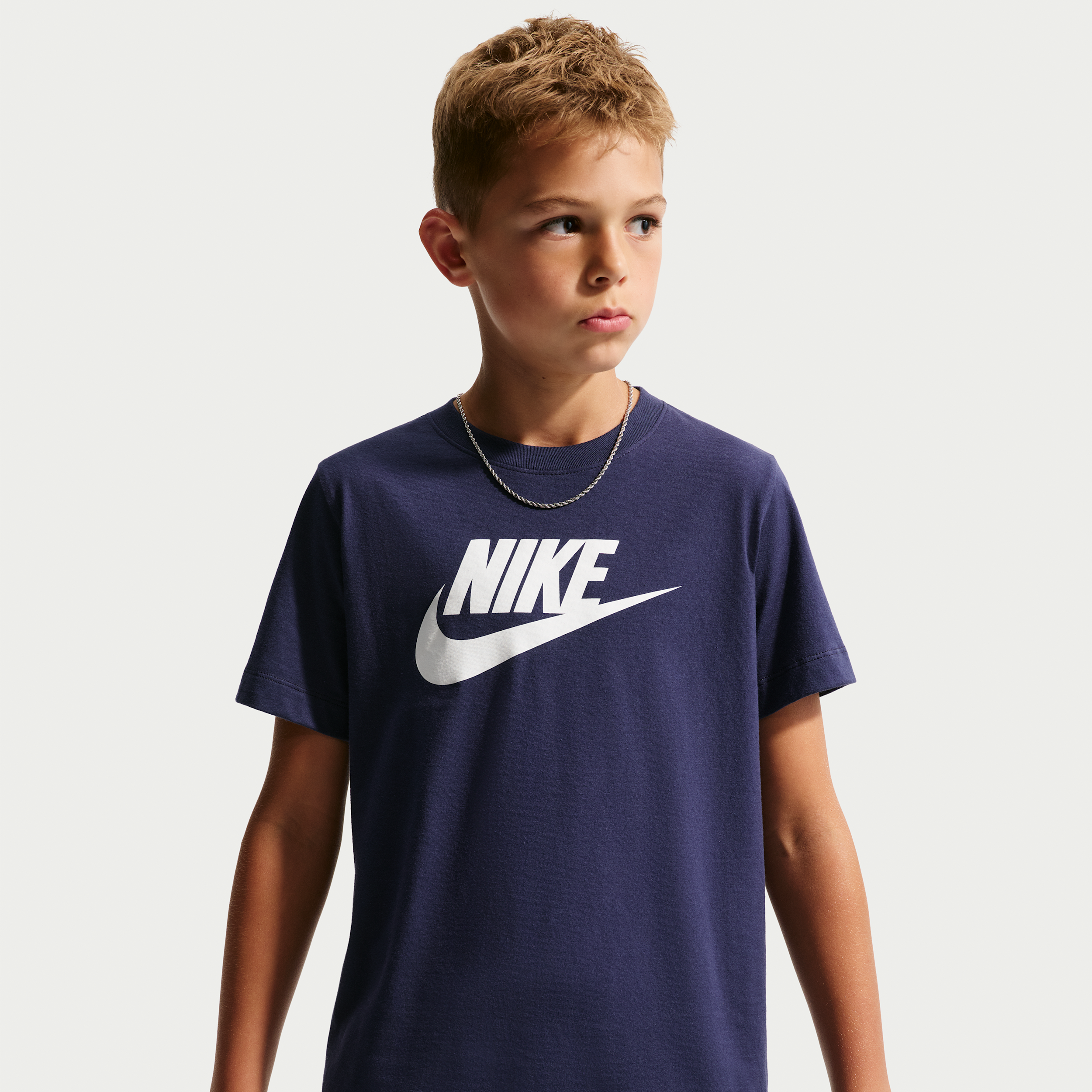 Nike Sportswear Big Kids' T-Shirt in Blue | FZ5178-414