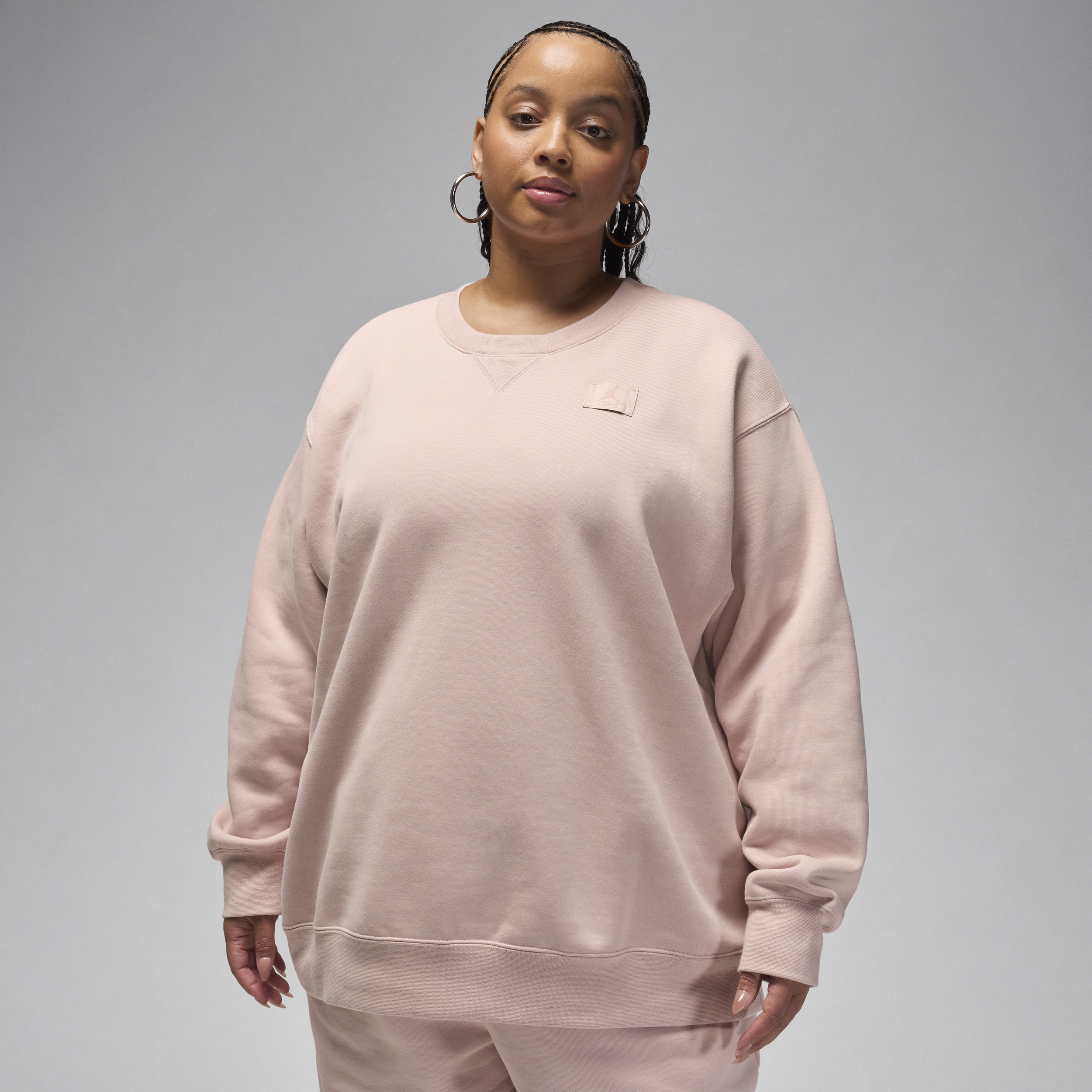 JORDAN WOMEN'S  FLIGHT FLEECE CREW-NECK SWEATSHIRT (PLUS SIZE) 1015626813