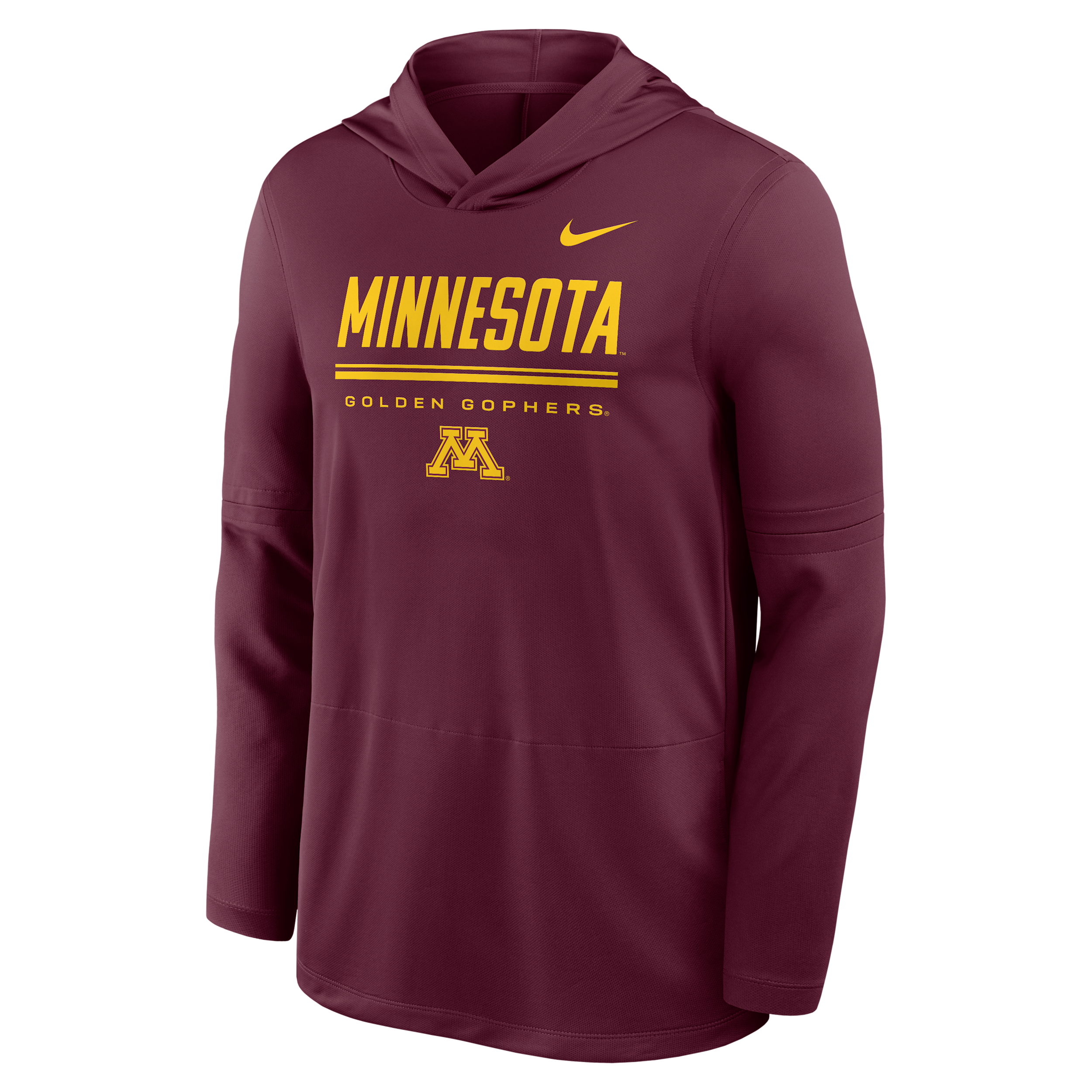 Nike Men's Maroon Minnesota Golden Gophers 2026 Sideline Dri-fit Lightweight Hooded Top - Maroon