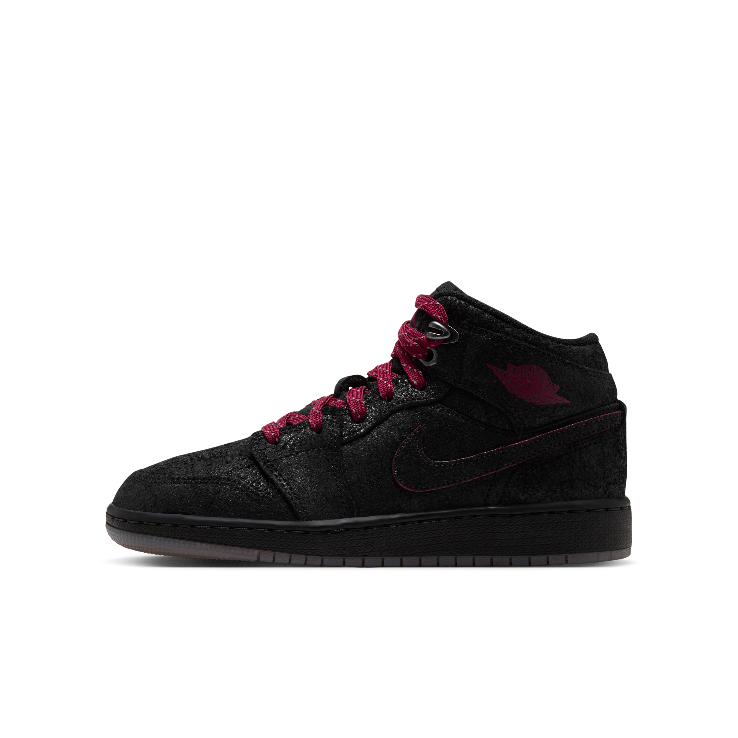 Air Jordan 1 Mid SE Big Kids' Shoes in Black | IV5781-001