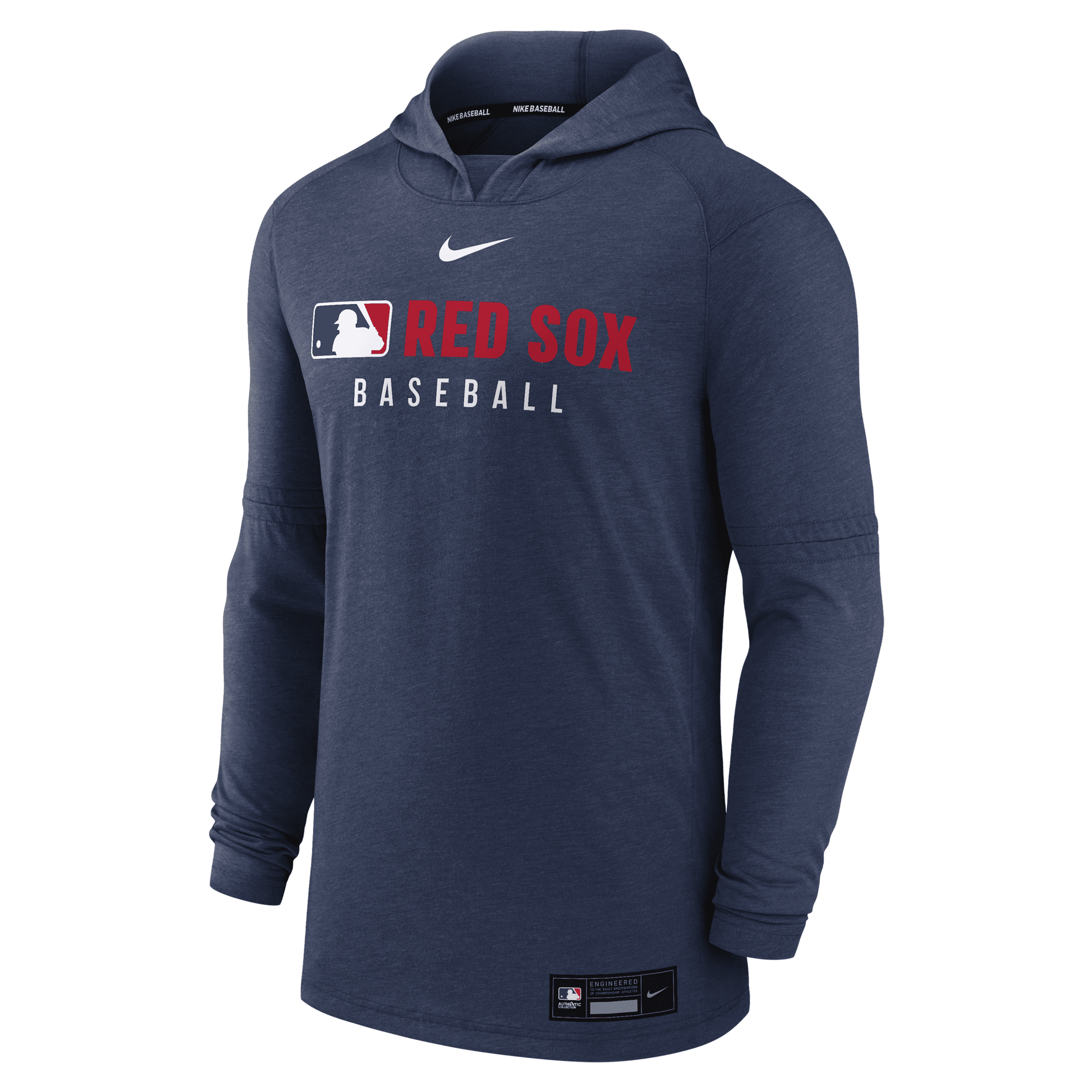 Nike Boston Red Sox Authentic Collection  Men's Dri-fit Mlb Pullover Hoodie In Blue