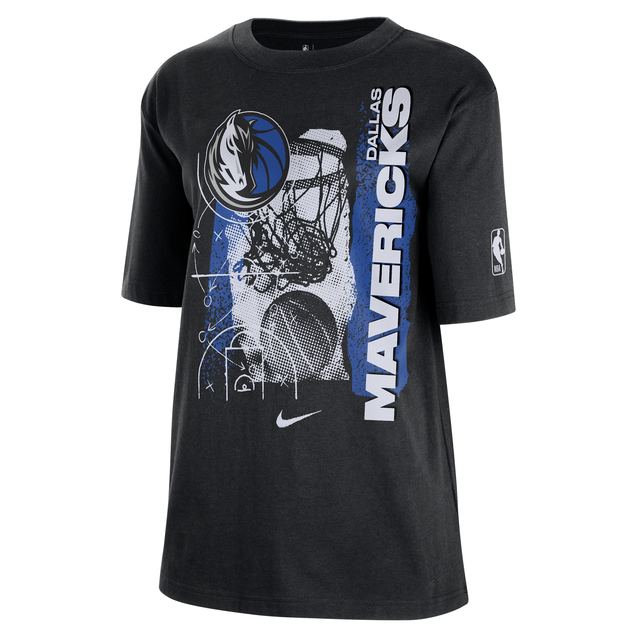 NIKE DALLAS MAVERICKS COURTSIDE  WOMEN'S NBA T-SHIRT