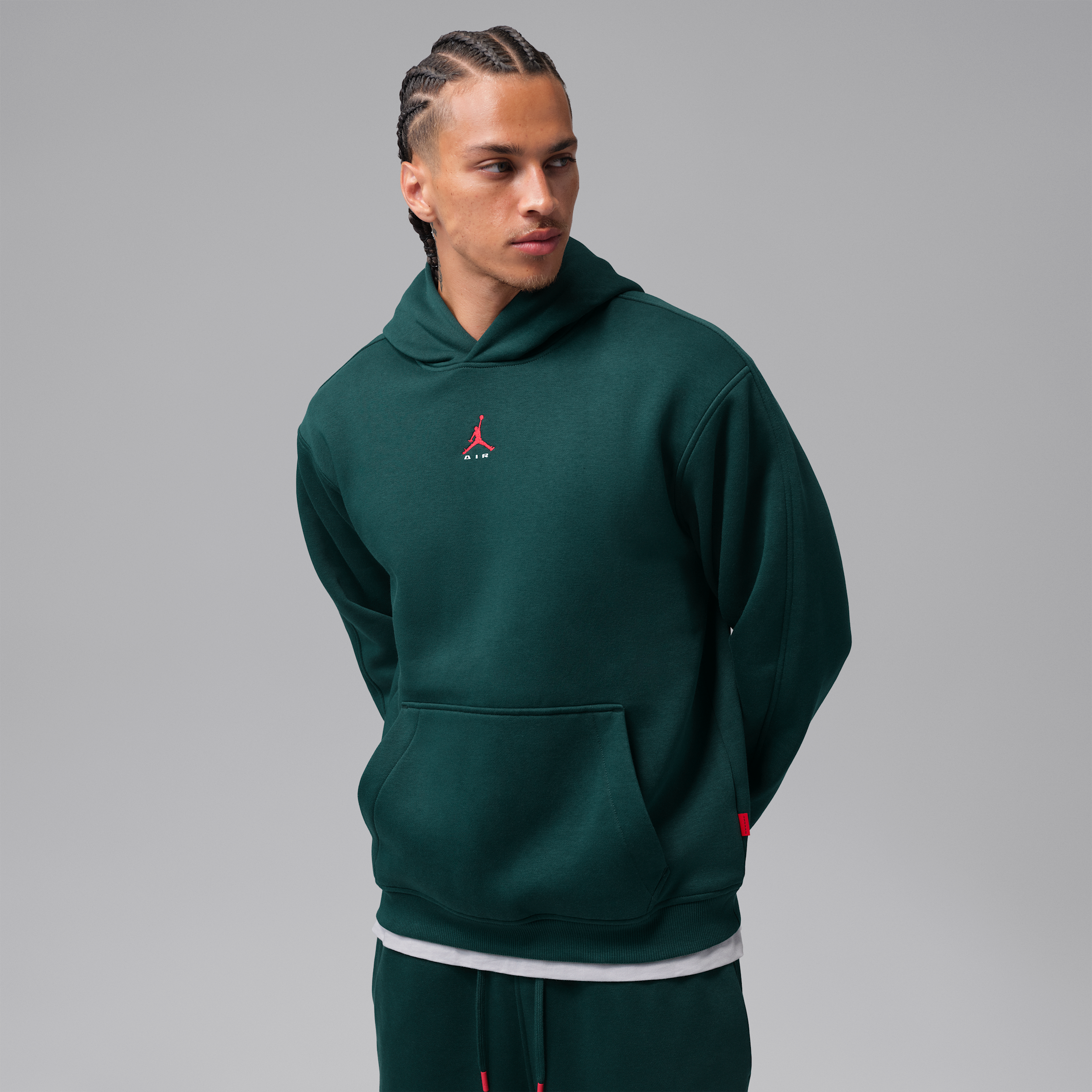Men's Jordan Brooklyn Pullover Hoodie in Green | IU0249-378