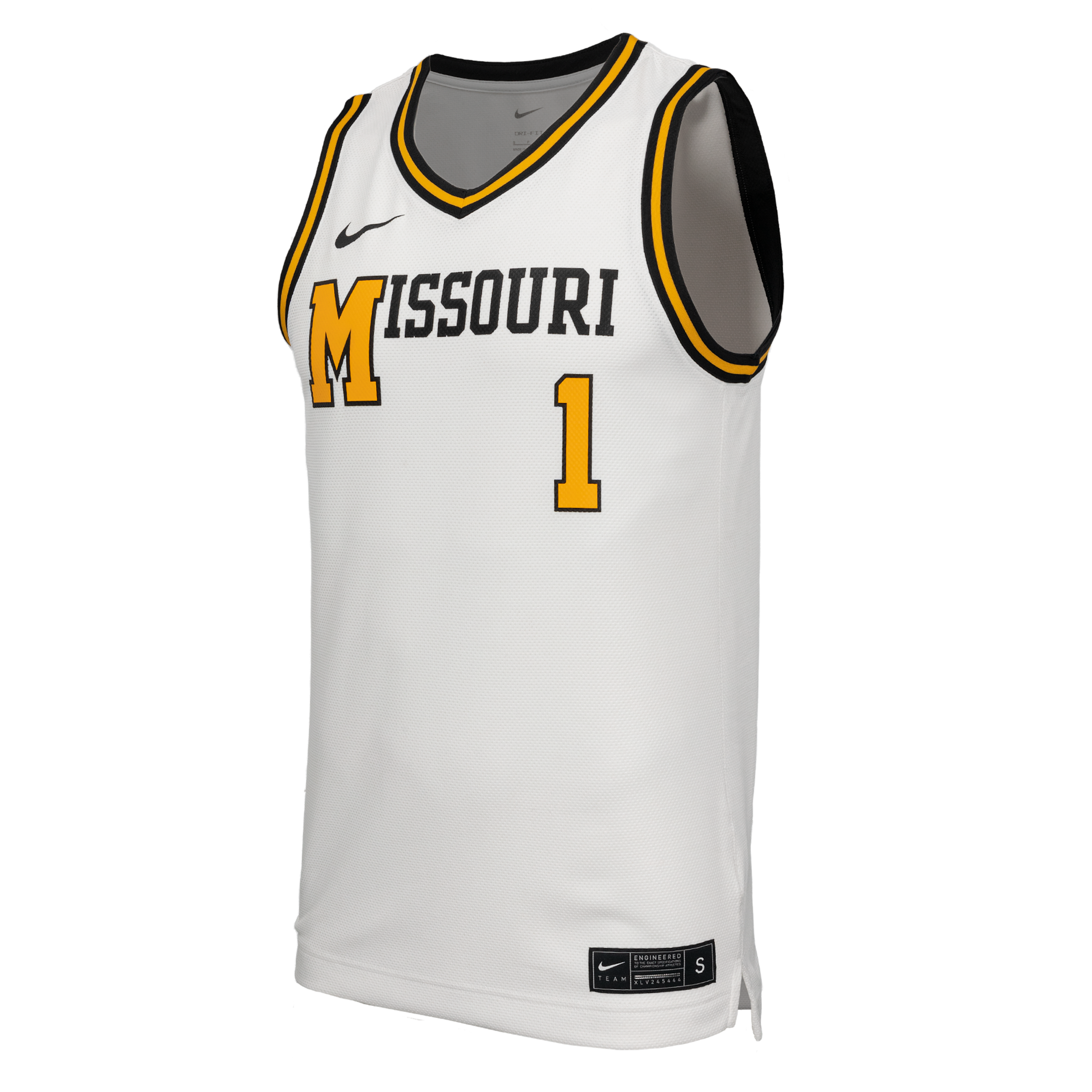 Missouri Basketball Nike Men's College Replica Jersey in White | P32818MISR25-WHT
