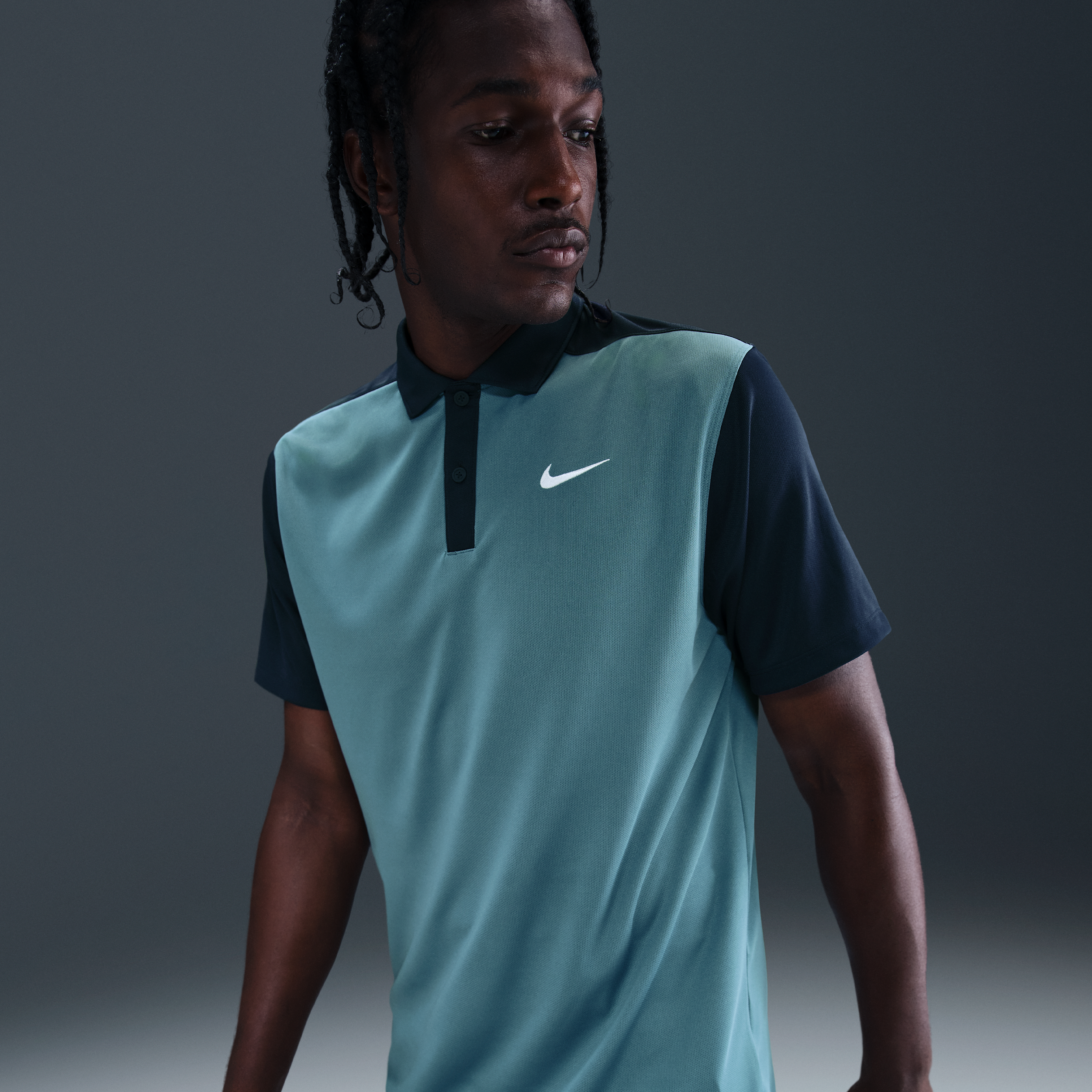 Nike Men's Victory+ Dri-fit Golf Polo In Blue