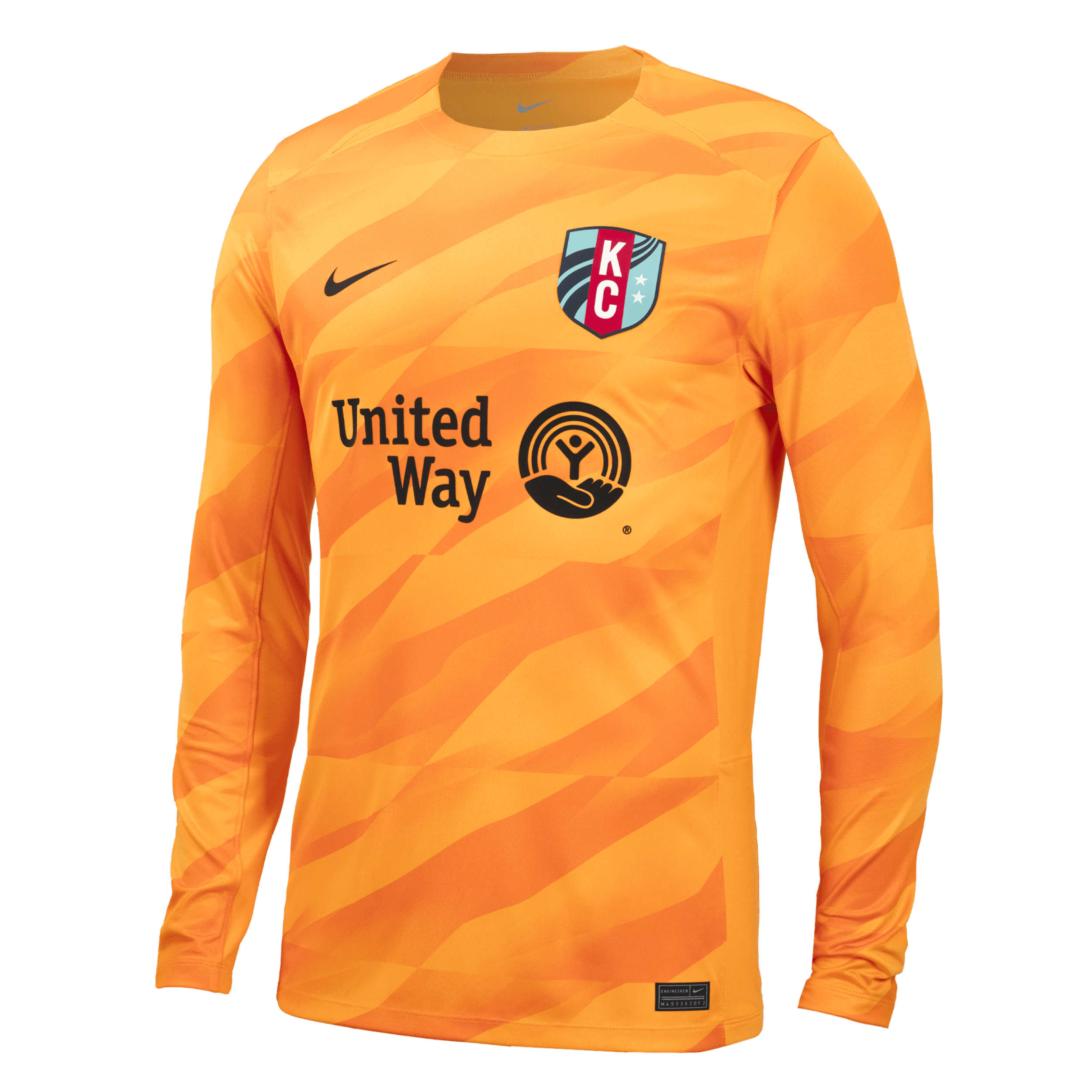Shop Nike Kansas City Current 2024 Goalkeeper  Unisex Nwsl Long-sleeve Replica Jersey In Orange