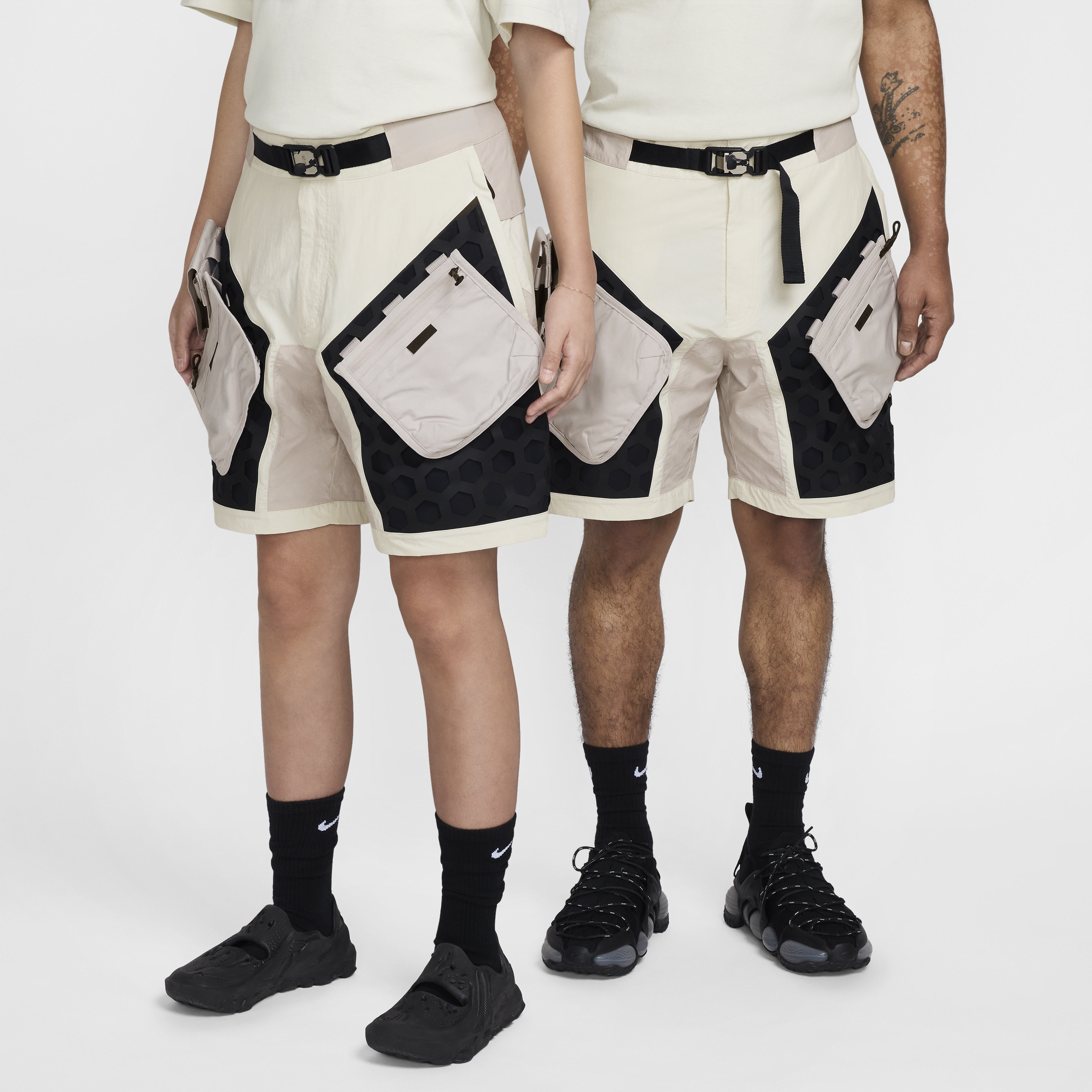 Nike Unisex Ispa Shorts In Grey