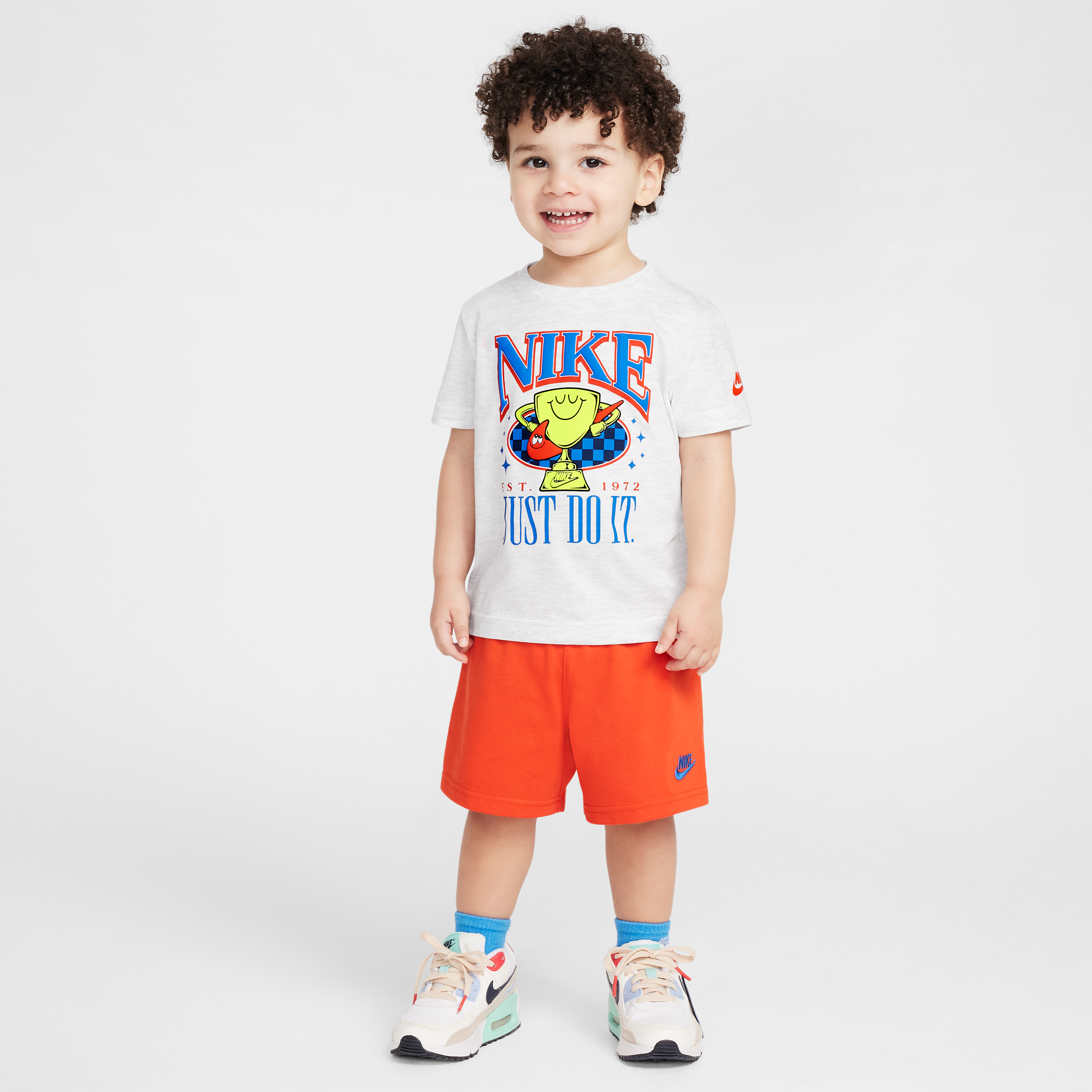 Nike Toddler Ace Your Game 2-piece Jersey Shorts Set In Red