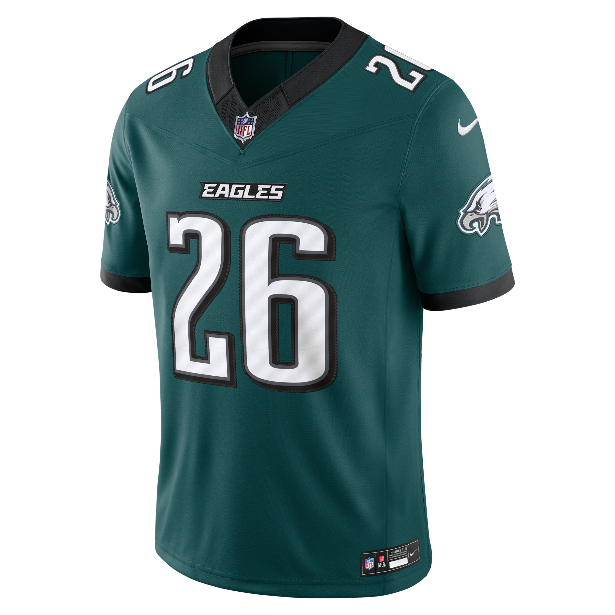 Nike Men's Saquon Barkley Midnight Green Philadelphia Eagles Vapor F.u.s.e. Stitched Limited Jersey - Midnight Green