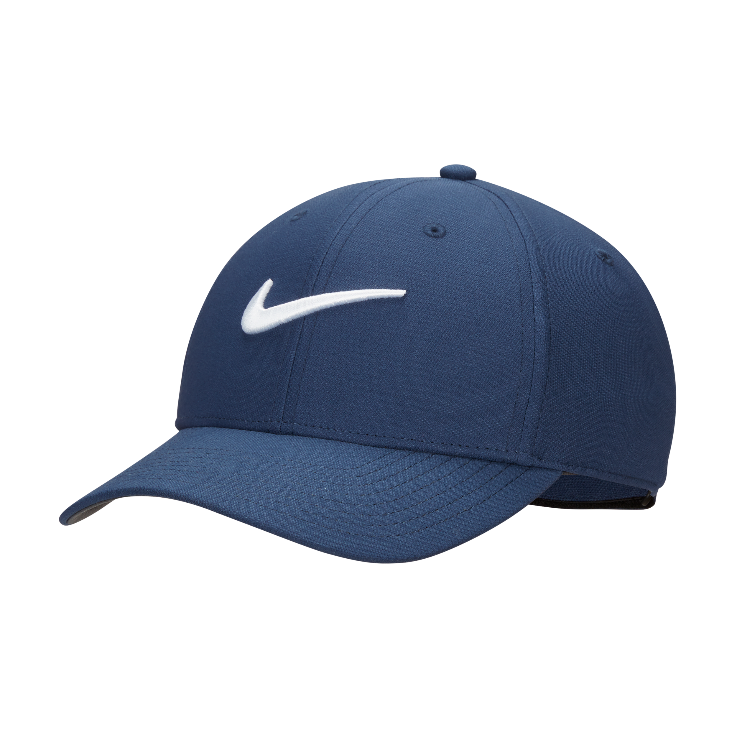 Nike Unisex Dri-FIT Club Structured Swoosh Cap in Blue, Size: L/XL | FB5625-410