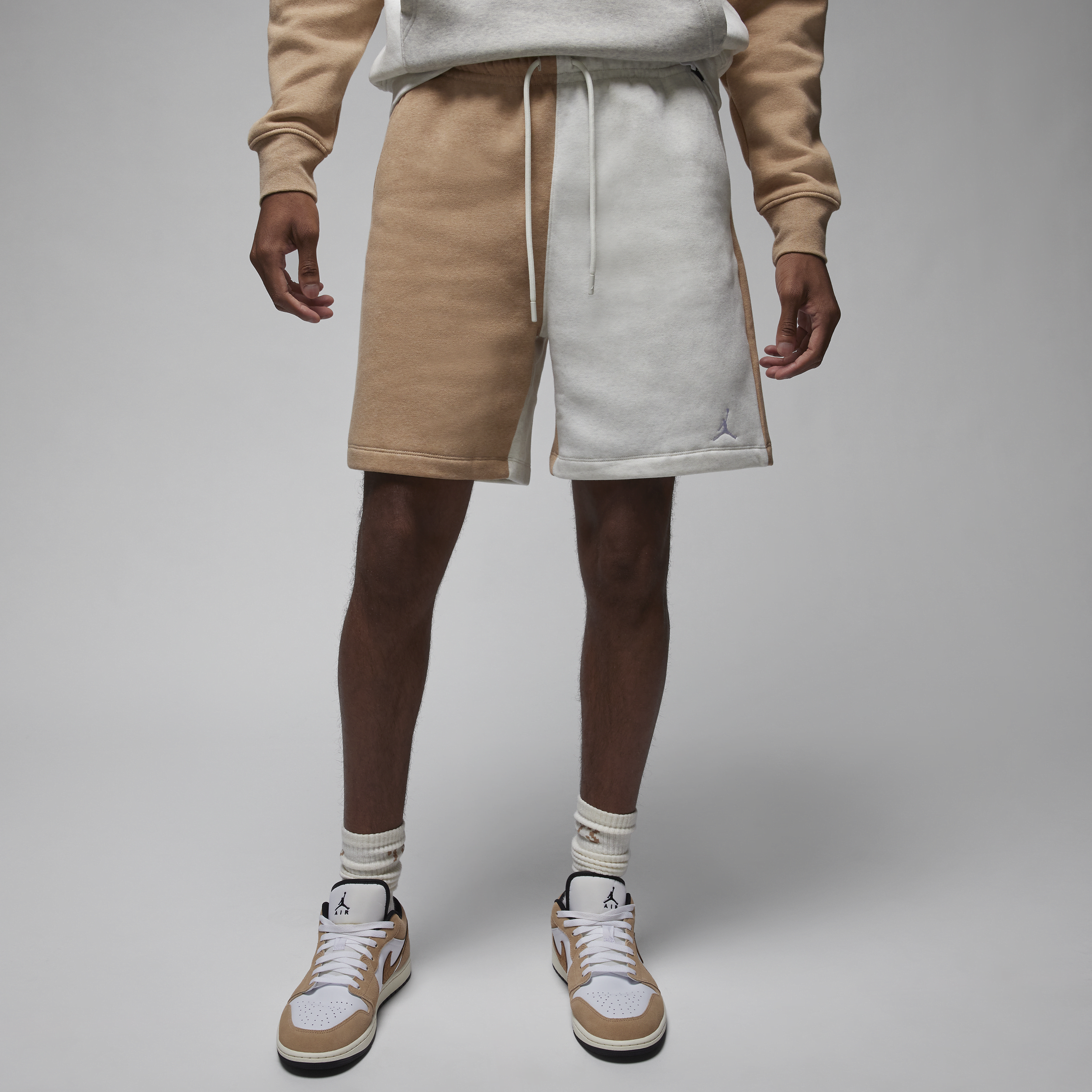 Jordan Men's  Brooklyn Fleece Shorts In Brown